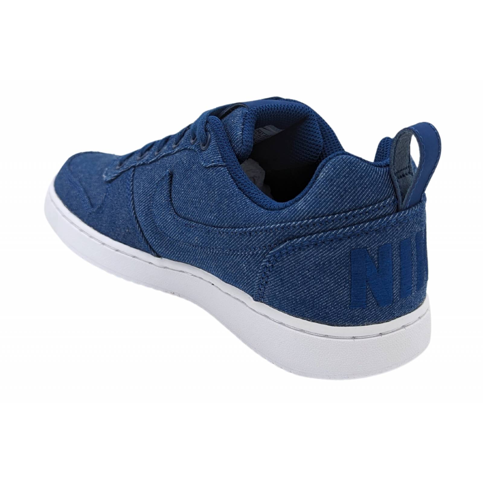 Tenis Nike Court Borough Low Prem Azul-Blanco 844881 440 Para Hombre 