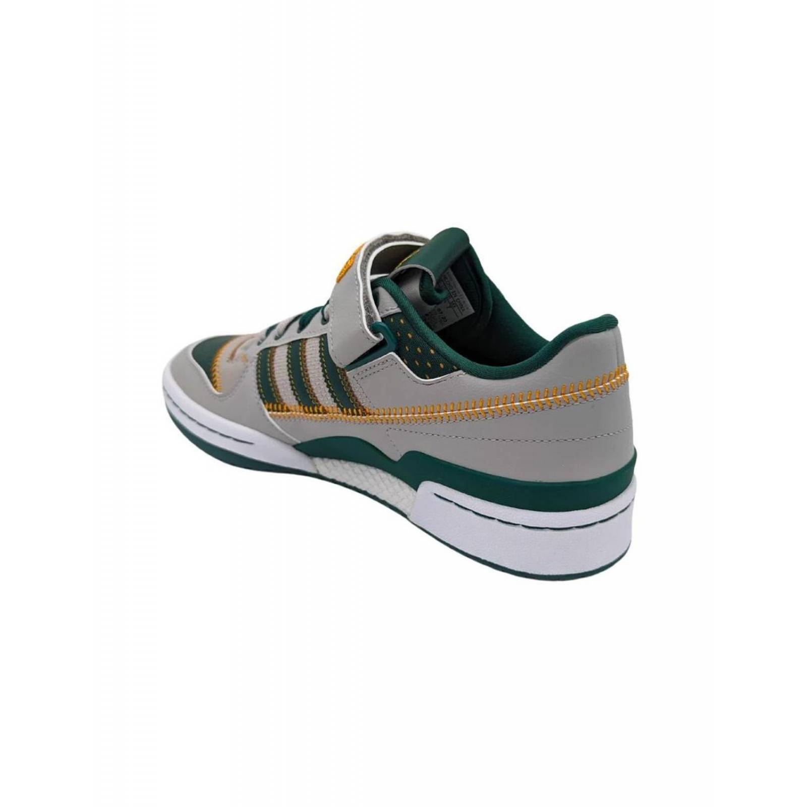 Tenis Adidas Forum Low Gris-Verde IE0475 Para Hombre