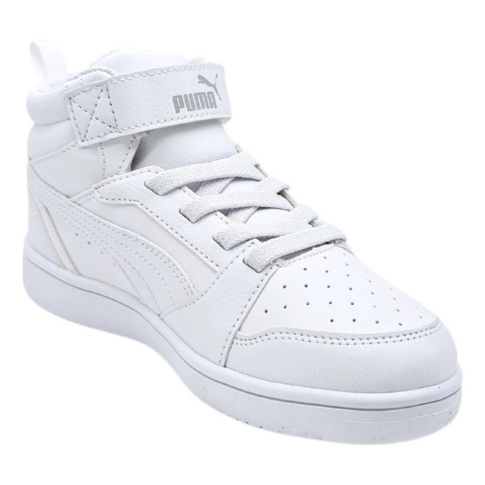 Tenis Puma Rebound V6 Mid Bota 39383205 Niños Clasico