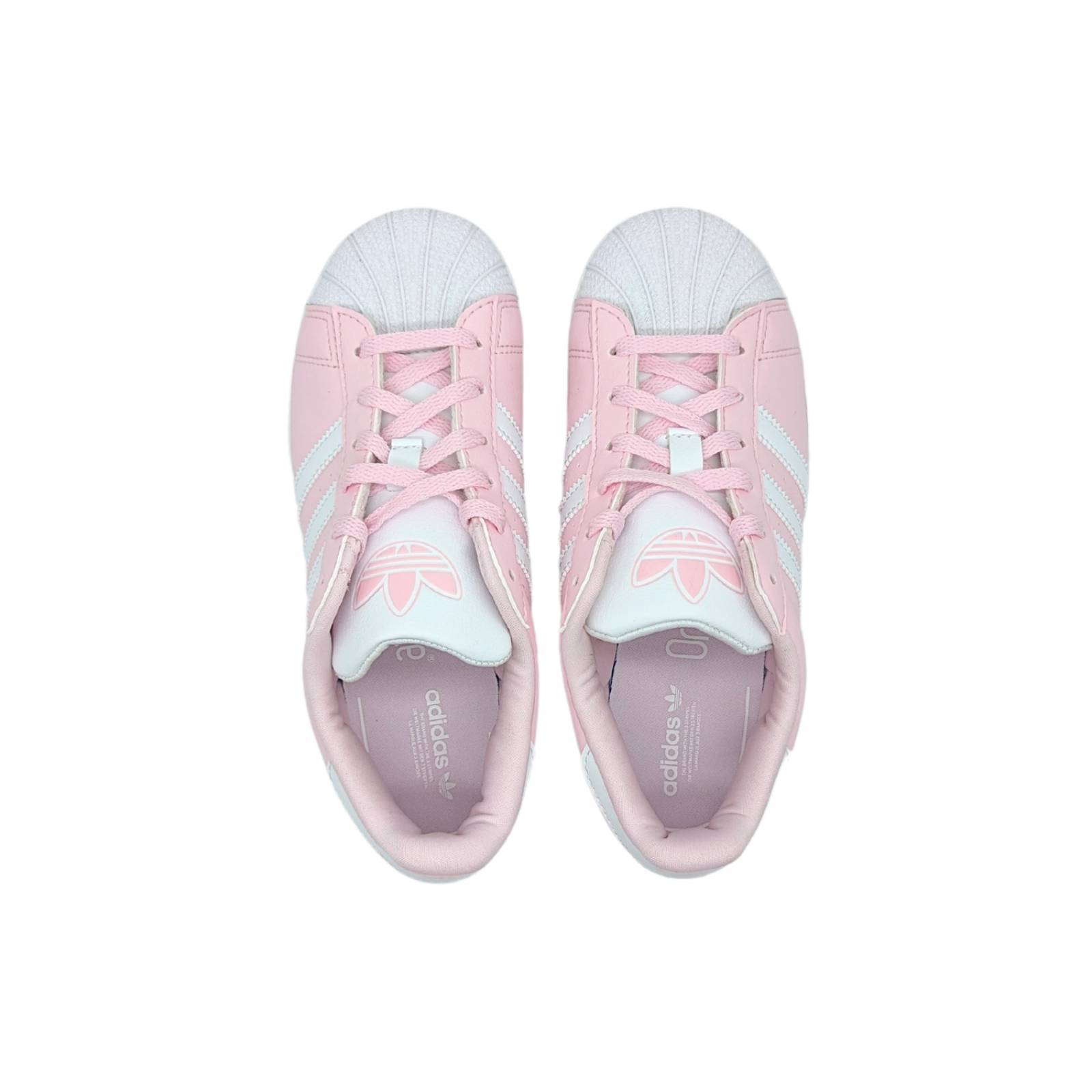 Tenis Adidas Superstar C Rosa-Blanco IG0258 Para Niñas 