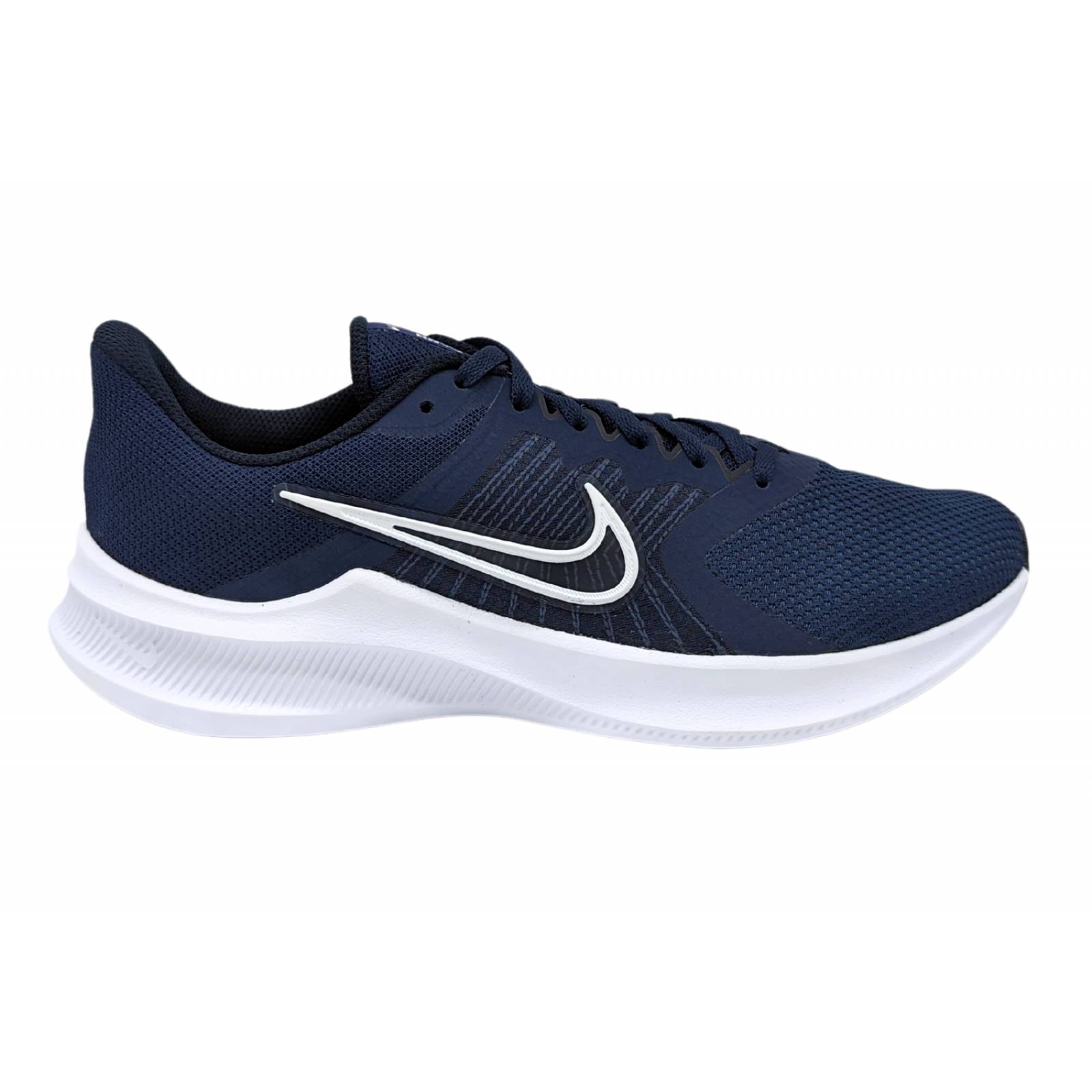 Tenis Nike Downshifter 11 Running Azul-Blanco CW3411 402 Para Hombre 
