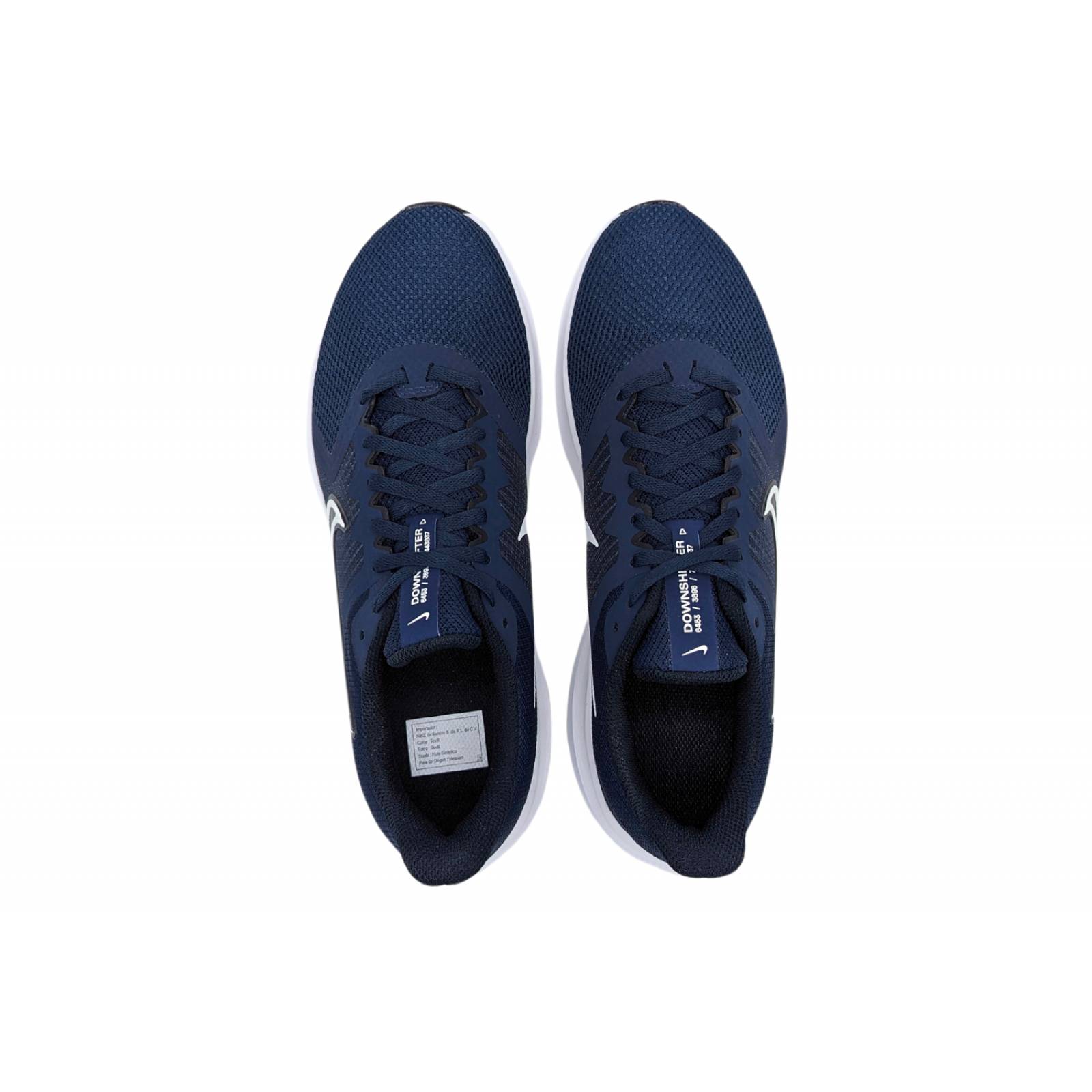 Tenis Nike Downshifter 11 Running Azul-Blanco CW3411 402 Para Hombre 