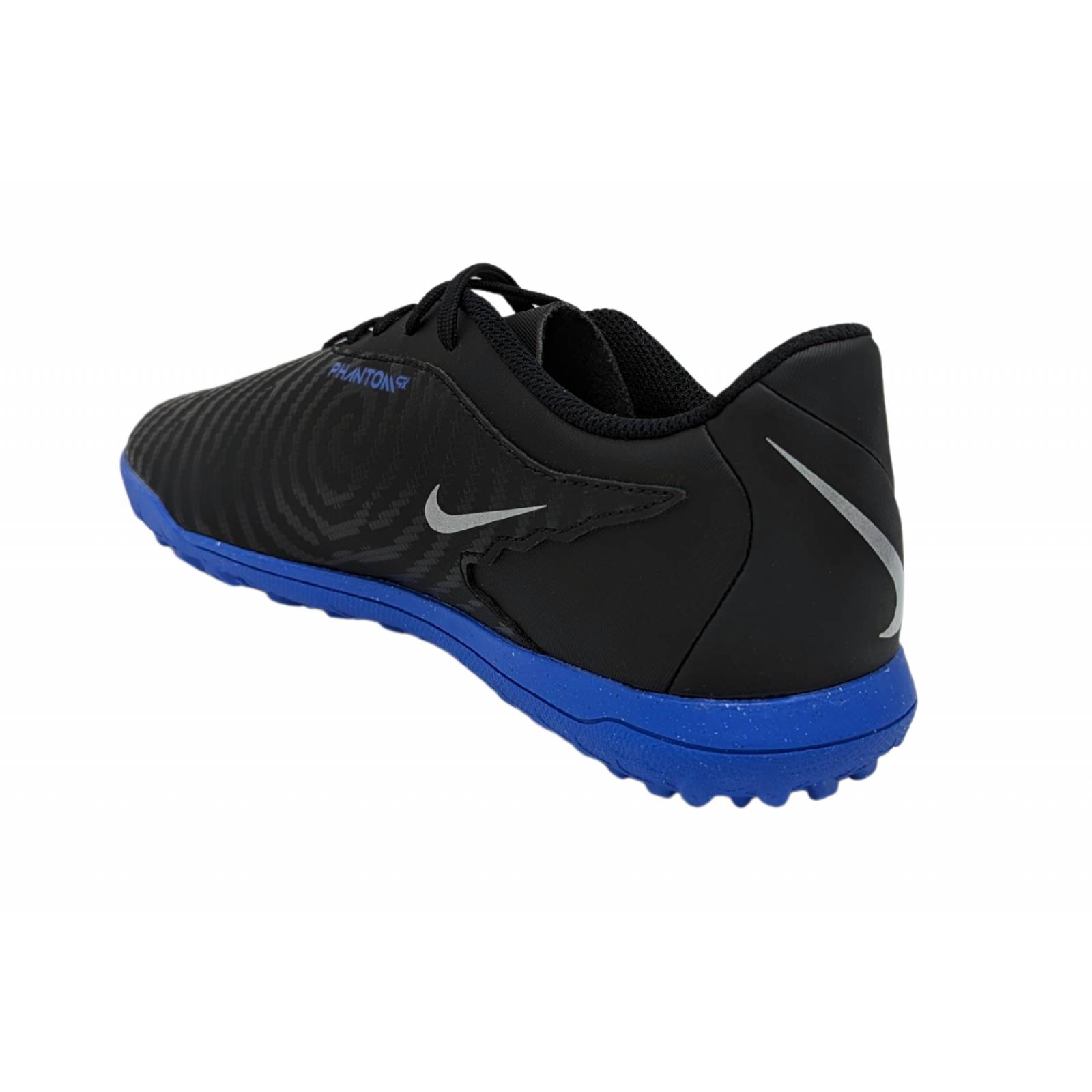 Tenis Nike Phantom GX Club TF Negro-Azul Para Hombre DD9486 040