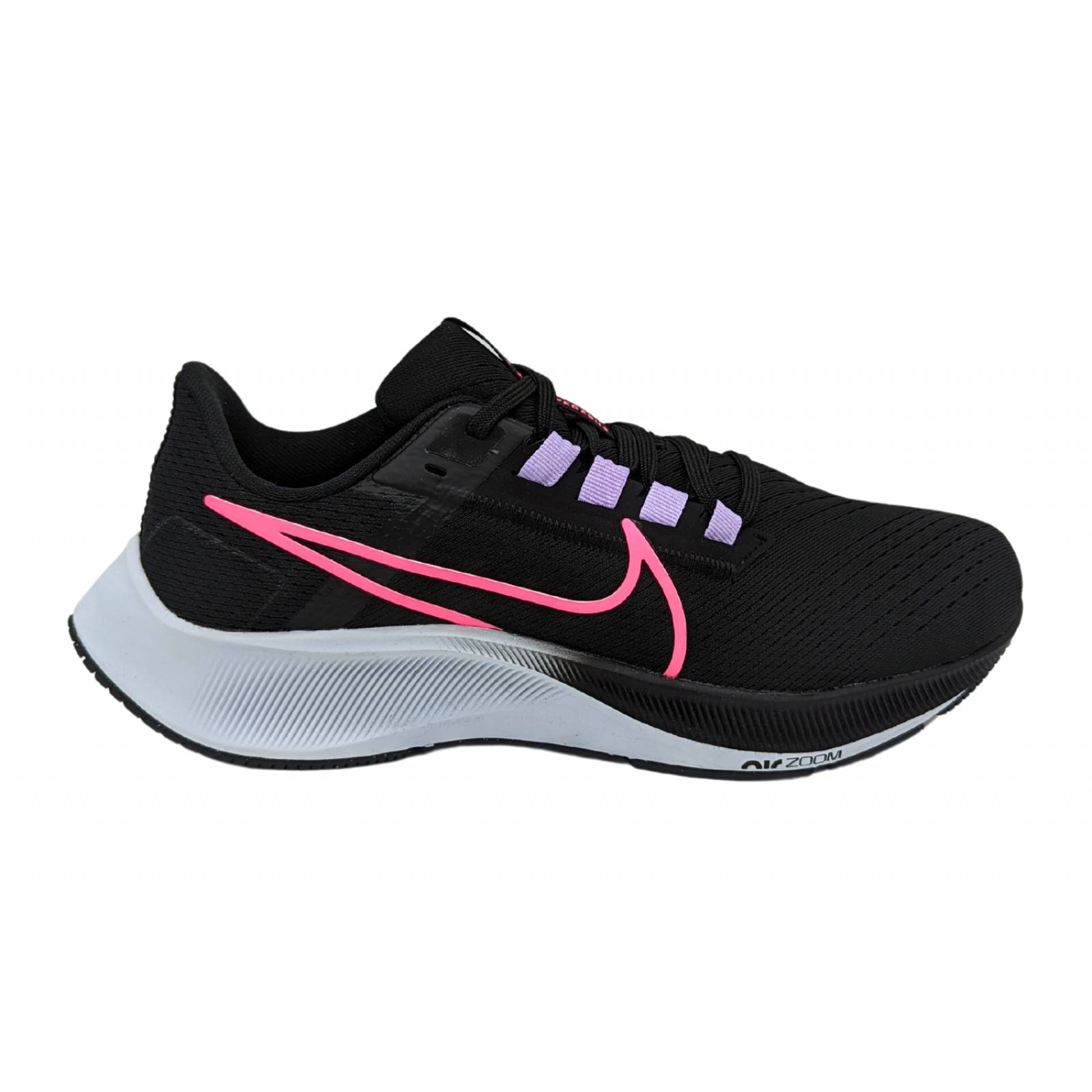 Tenis Nike Air Zoom Pegasus 38 Negro-Blanco CW7358 003 Para Mujer 