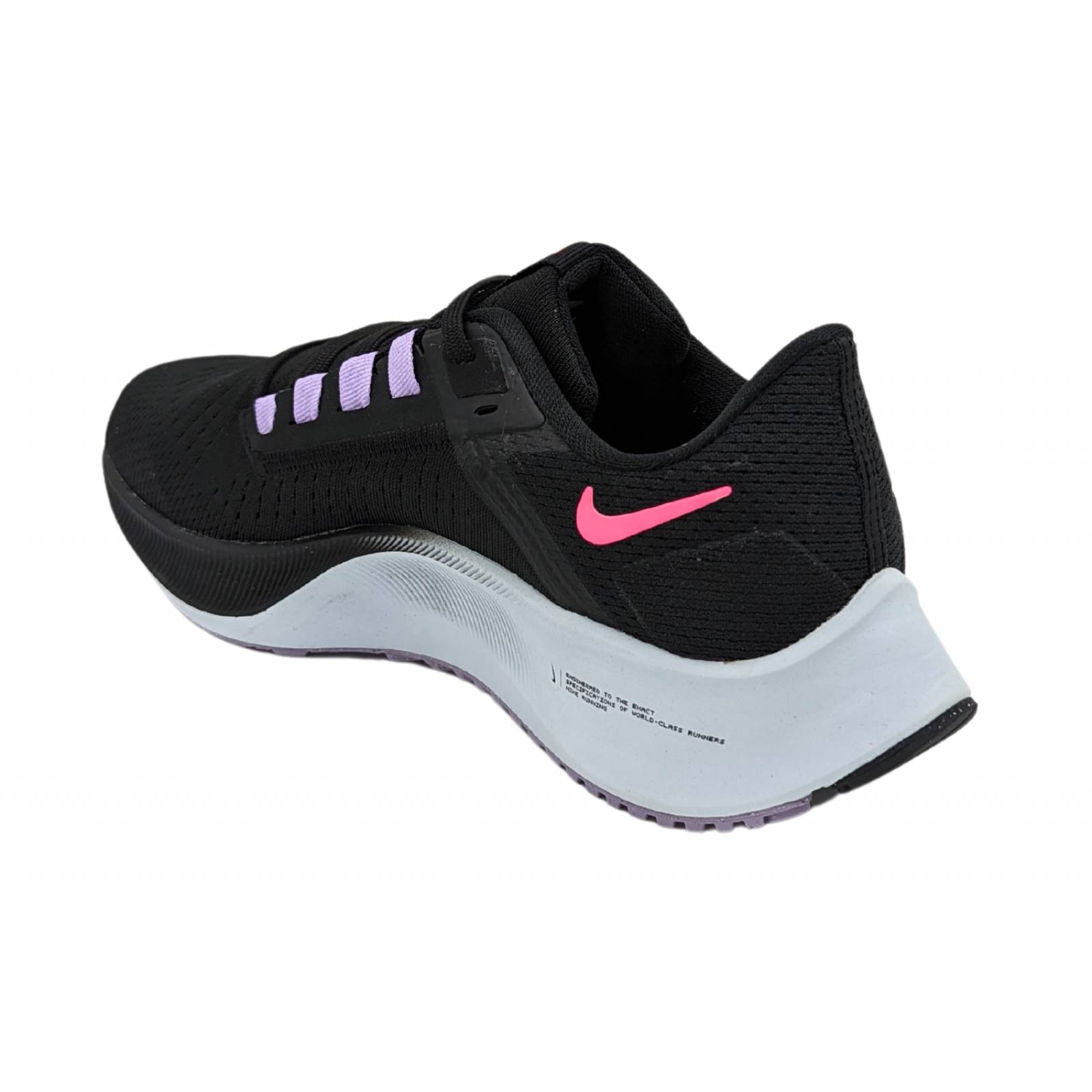 Tenis Nike Air Zoom Pegasus 38 Negro-Blanco CW7358 003 Para Mujer 