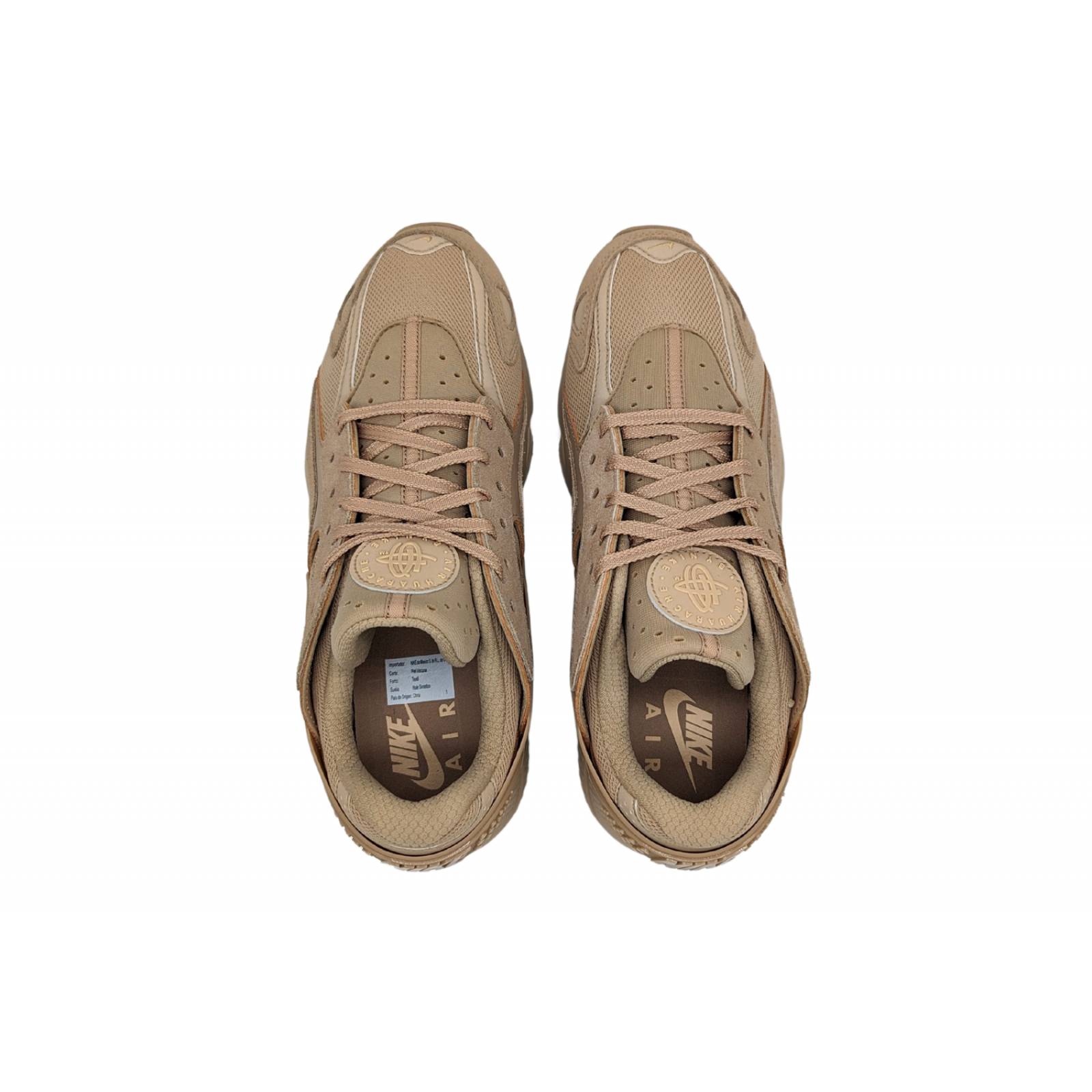 Tenis Nike Air Huarache Runner Beige DZ3306 200 Para Hombre 