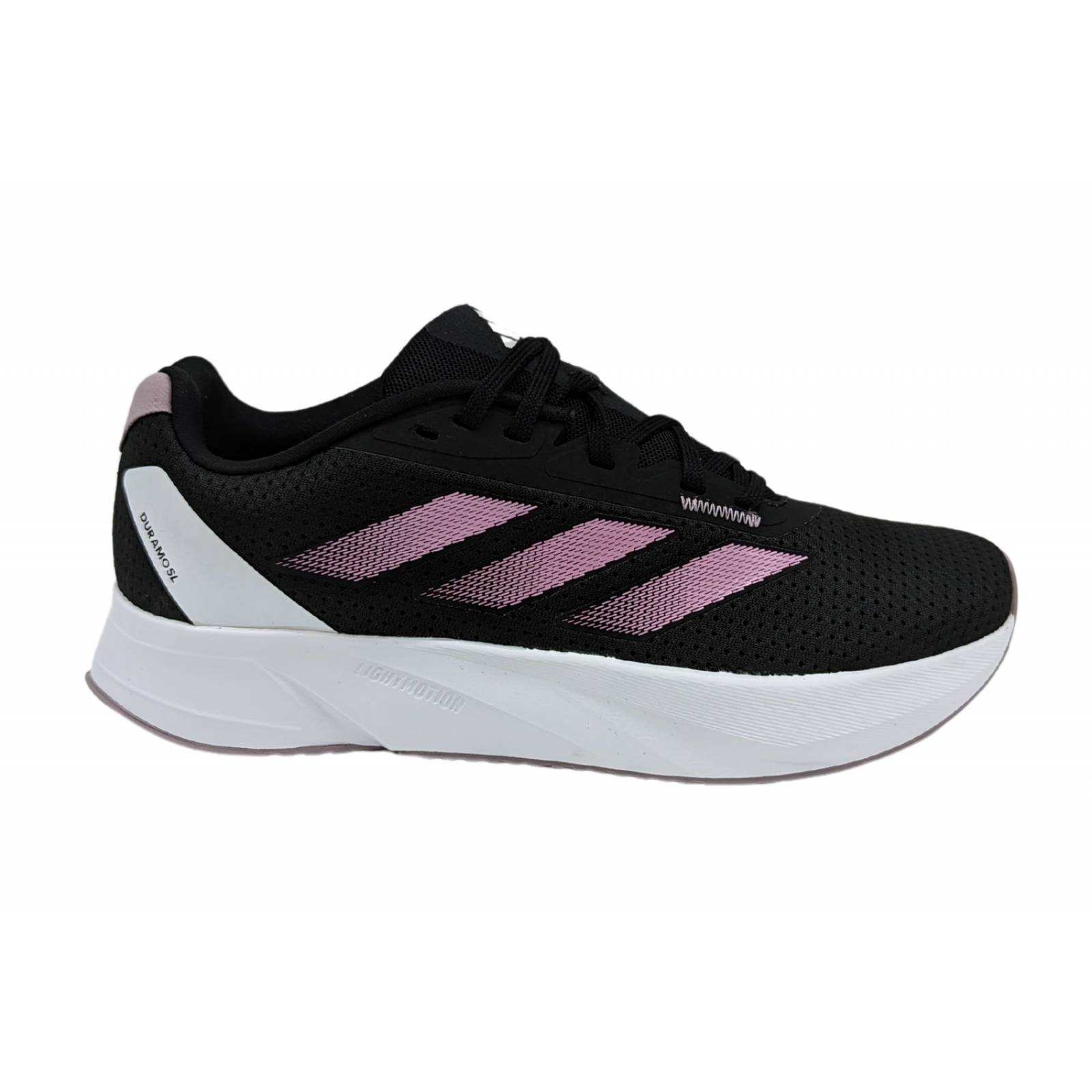 Tenis Adidas Duramo SL W Running Negro-Blanco-Rosa IE7979 Para Mujer 