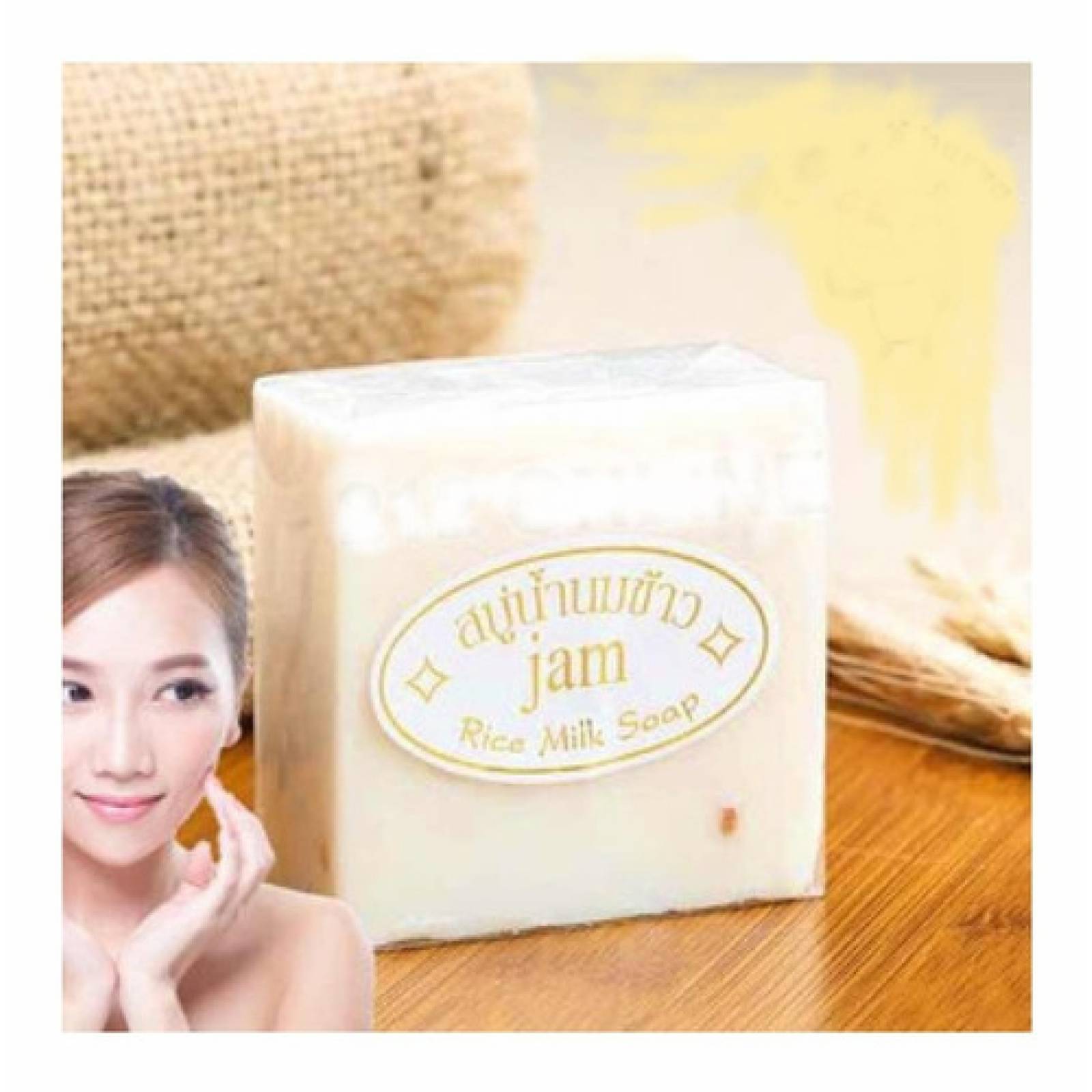 Jabón De Arroz Tailandés Elimina Grasa Aclara Exfoliante
