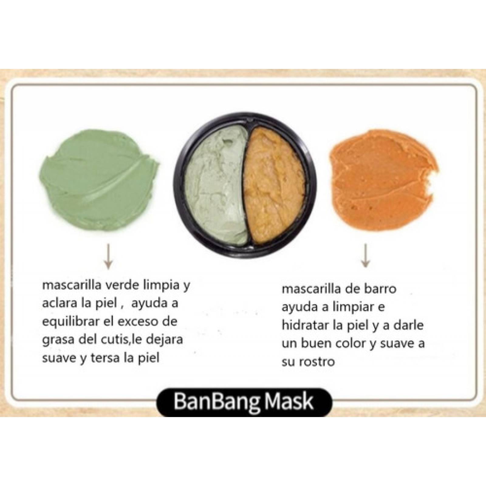 Bioaqua Doble Accion Hidrata Y Limpia Te Verde Mask De Barro