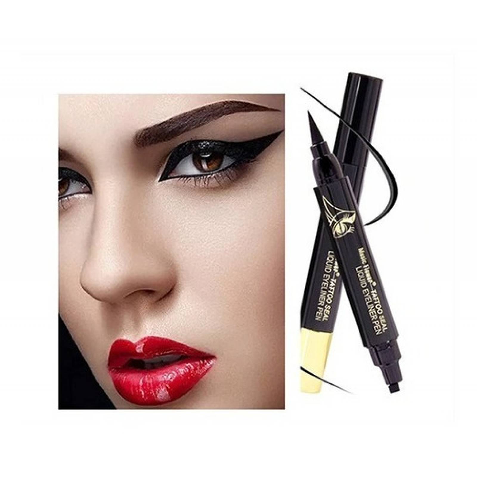 Delineador Sello De Gato Tipo Vamp Stam 24 Hrs Matte Full