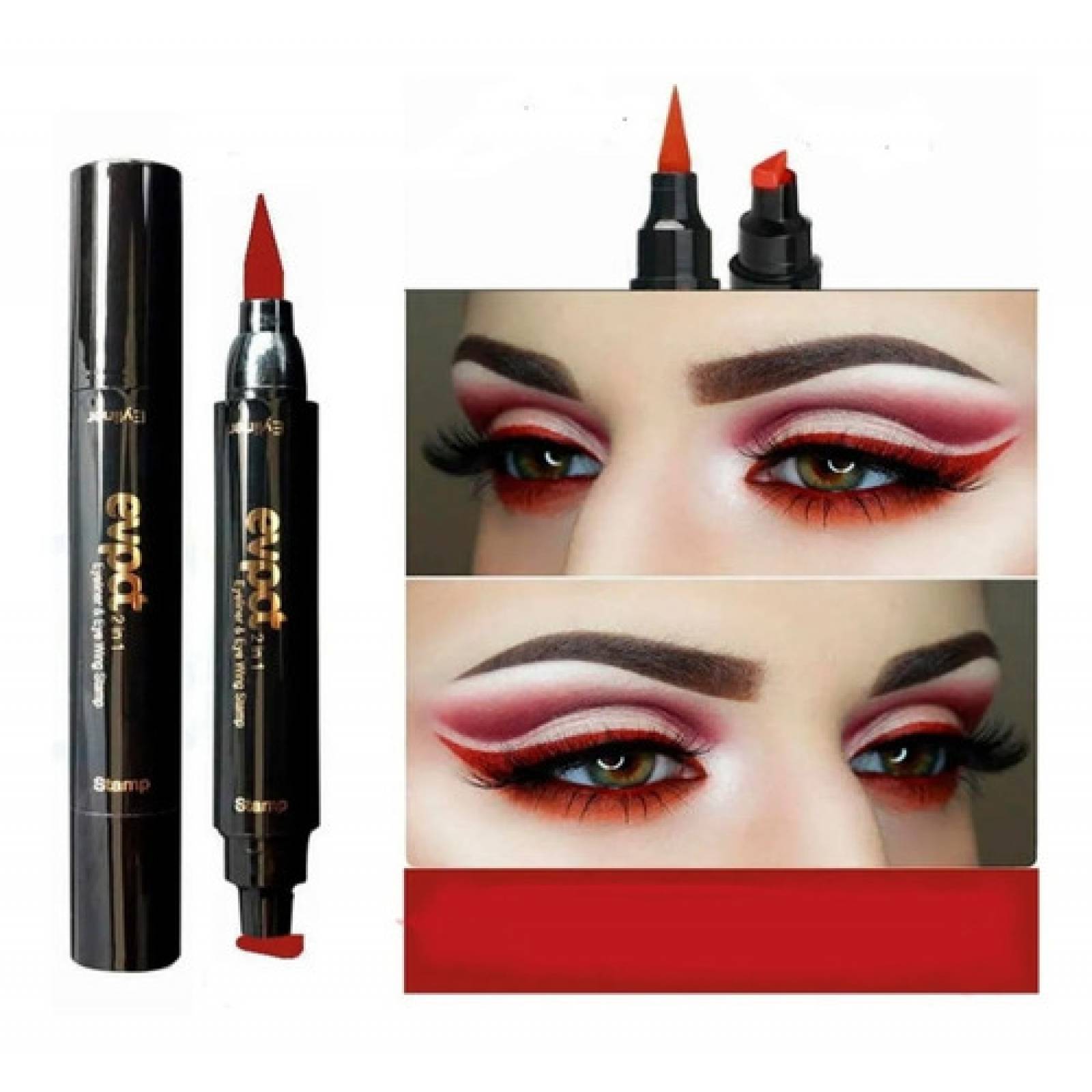 Delineador Doble Ojos Sello Indeleble Waterproof Eyeliner