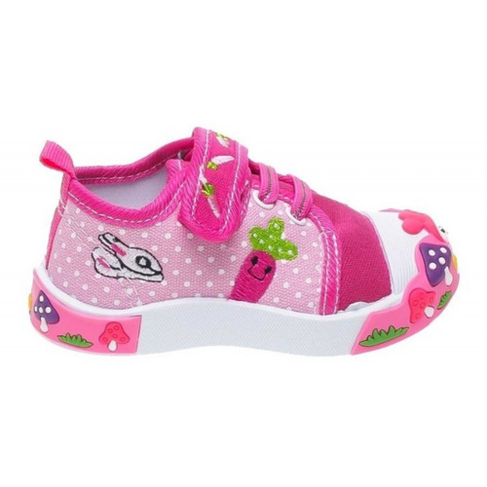 Tenis de Niña Hermosos Antiderrapantes Ajustables Comodos LHESH