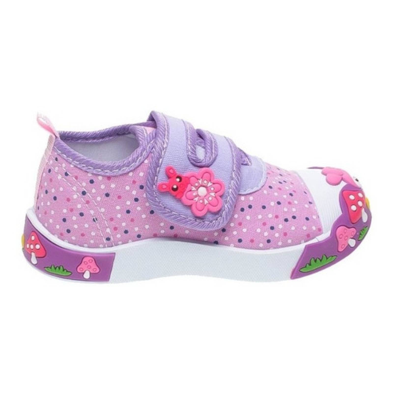 Tenis de Niña Hermosos Antiderrapantes Ajustables Comodos LHESH