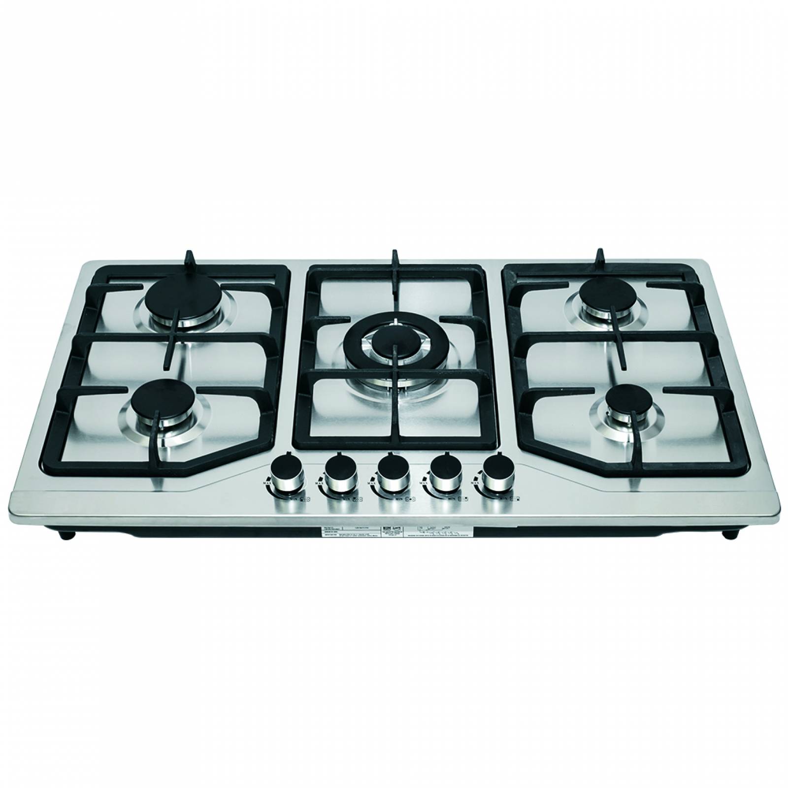 Parrilla a Gas LP/Nat Acero Inoxidable DISA Home 5 Quemadores Central PAEM-5A