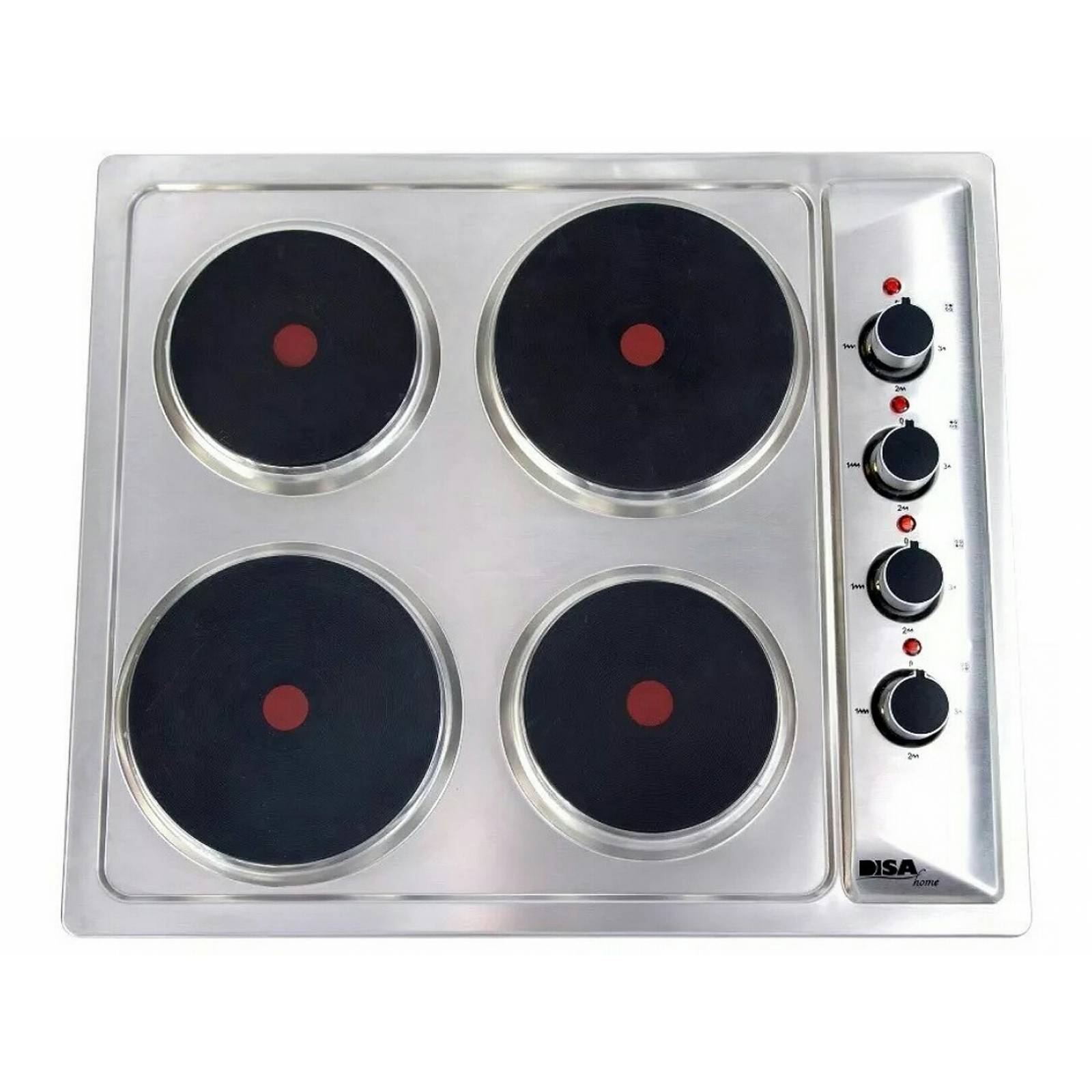 Parrilla Eléctrica DISA Home Acero Inoxidable 4 Quemadores PAEL-4