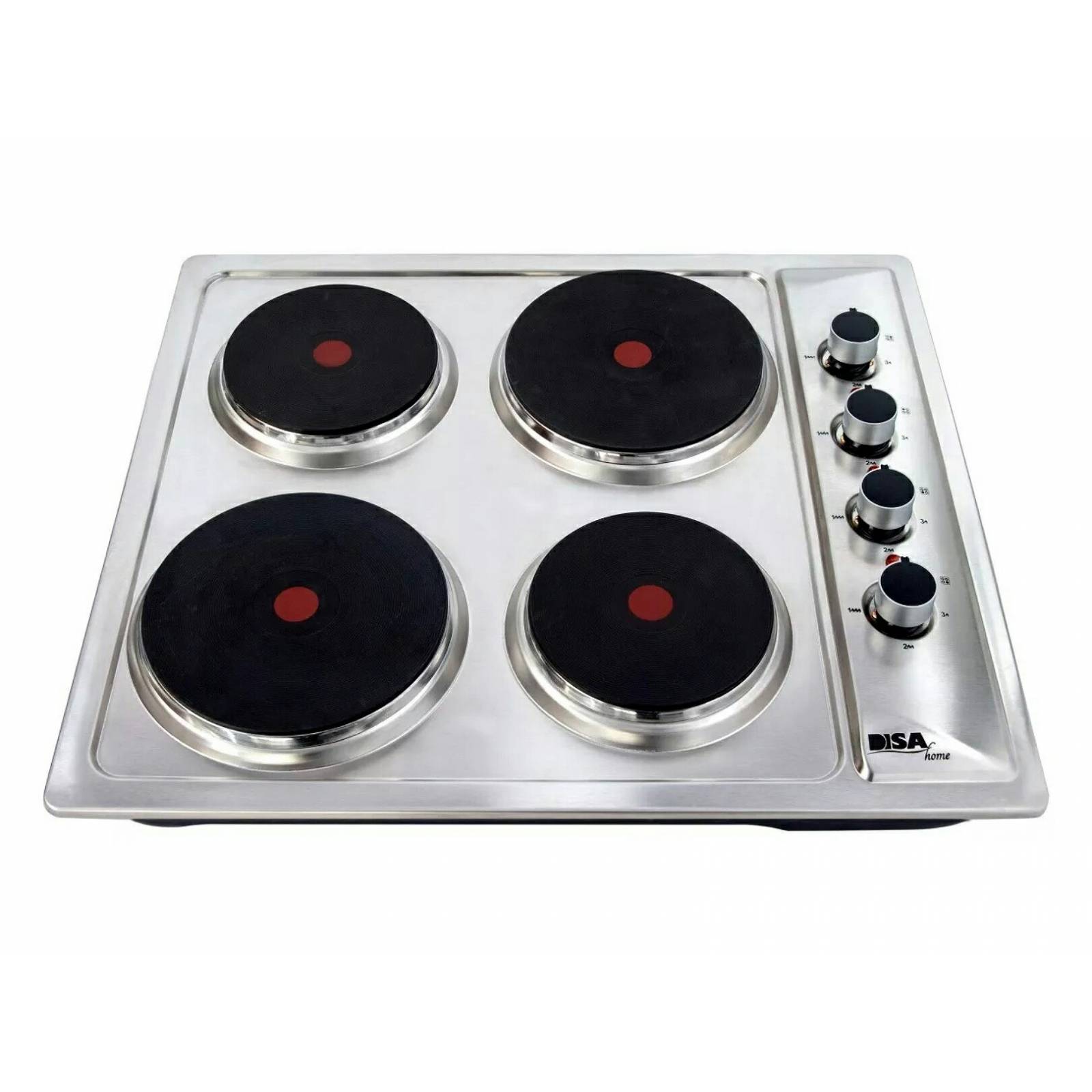 Parrilla Eléctrica DISA Home Acero Inoxidable 4 Quemadores PAEL-4