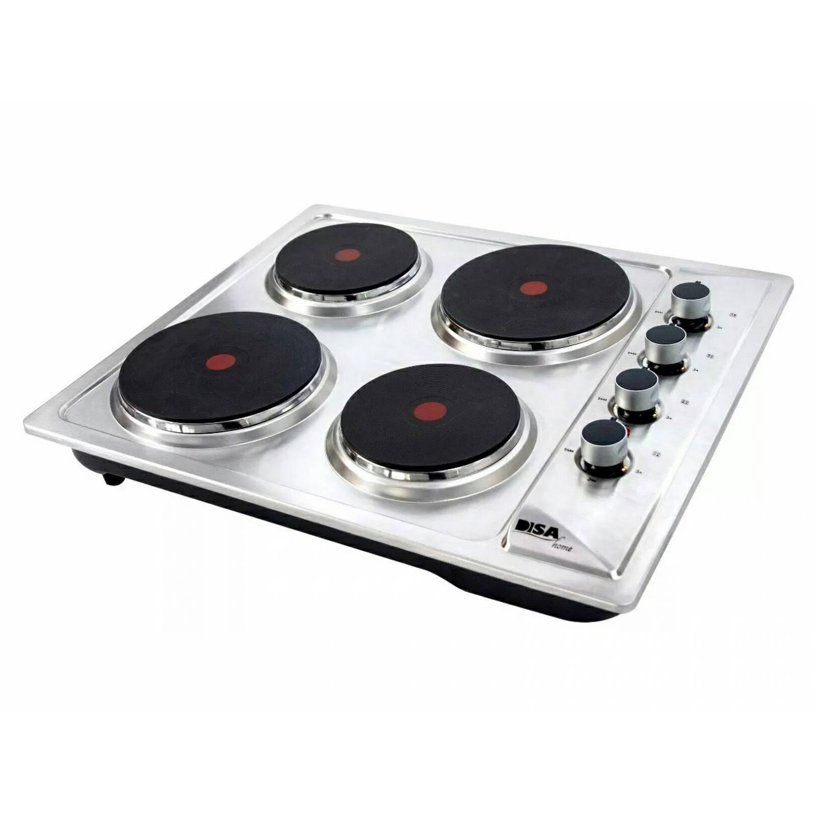 Parrilla Eléctrica DISA Home Acero Inoxidable 4 Quemadores PAEL-4
