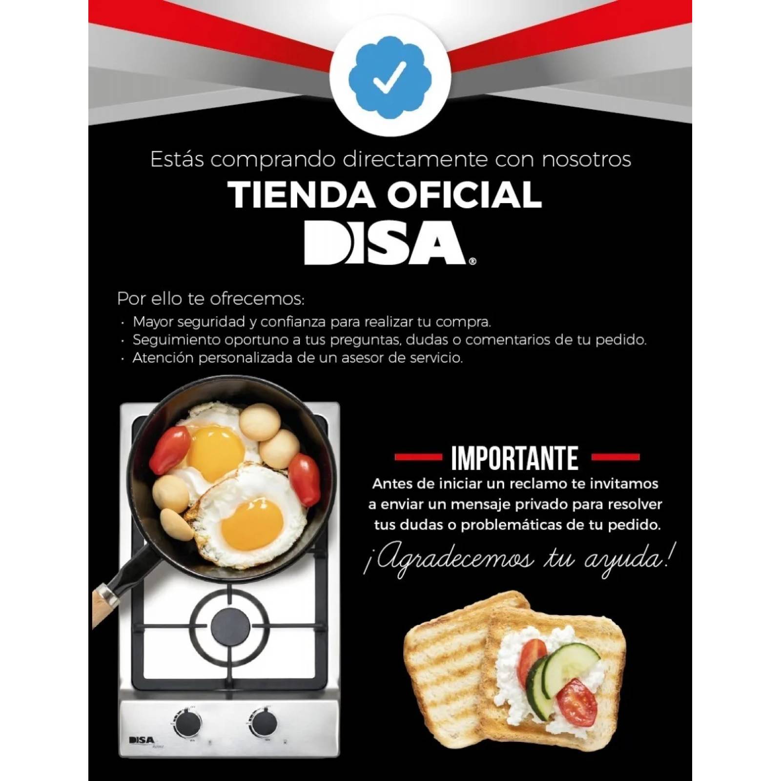 Horno Eléctrico DISA Home 19 Lts 1500 W HOREL-19