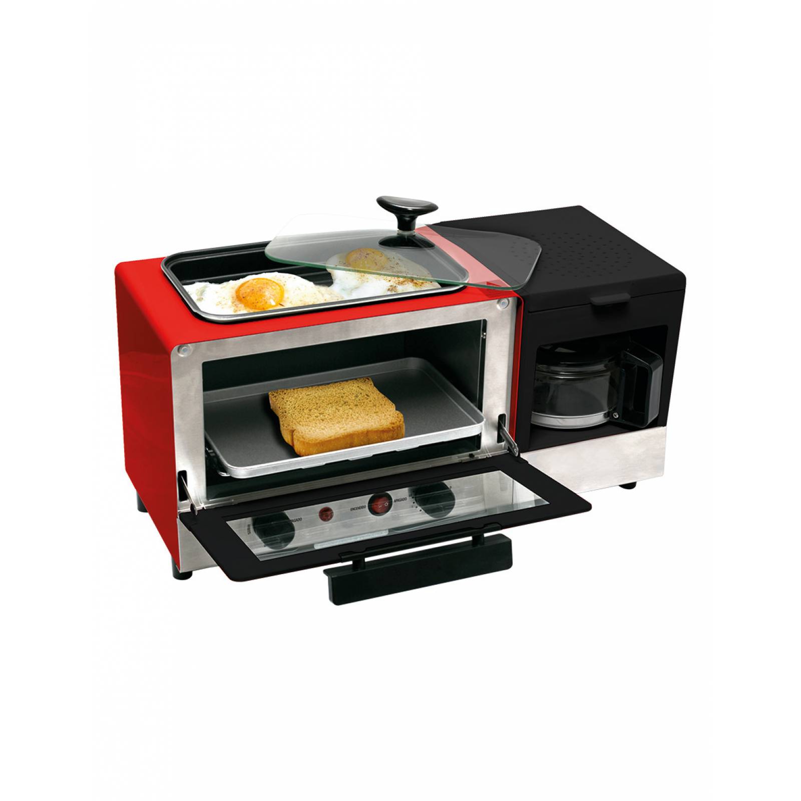 Horno Eléctrico Multifuncional 3 en 1 DISA Home 10 Lts 1400 W DES-MULTI