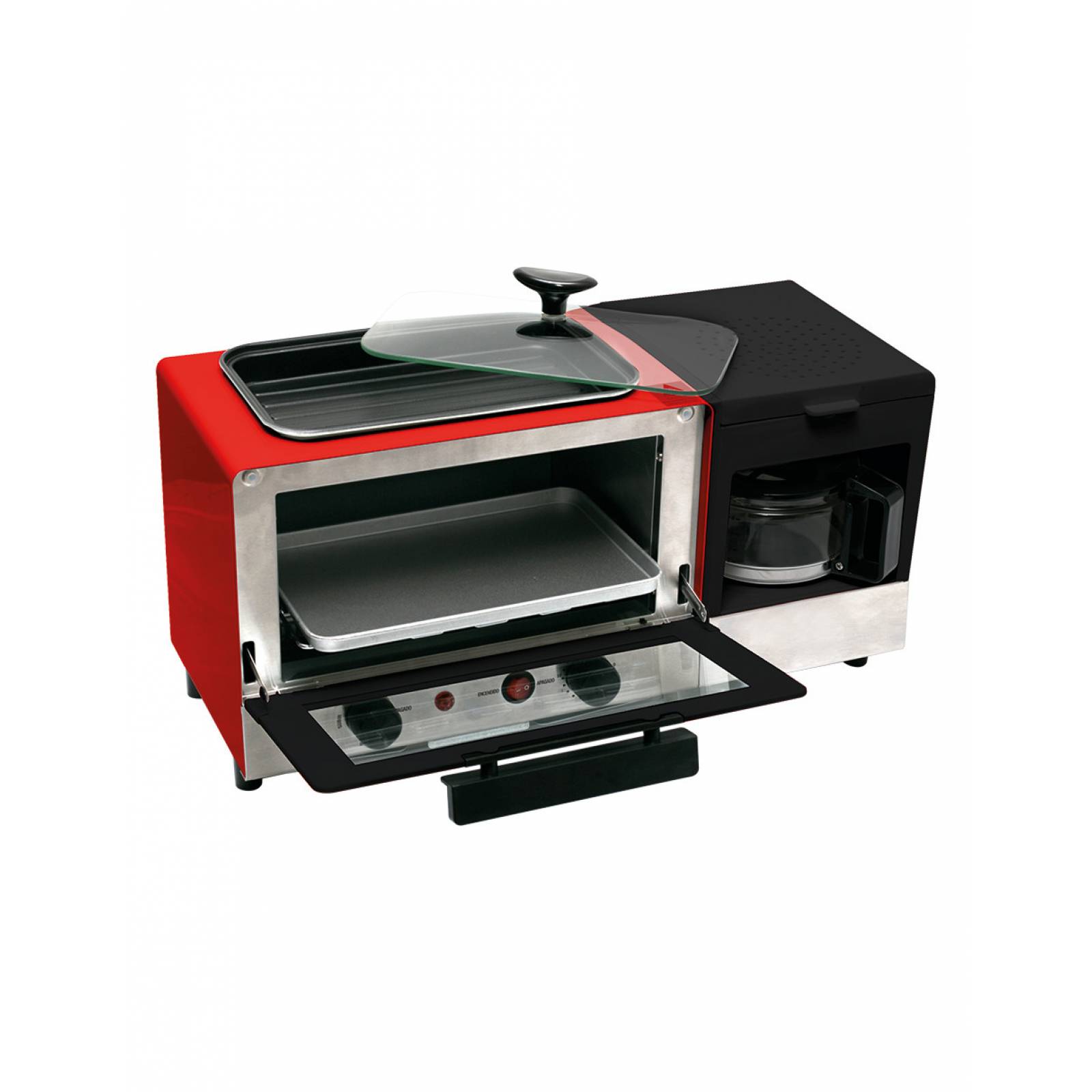 Horno Eléctrico Multifuncional 3 en 1 DISA Home 10 Lts 1400 W DES-MULTI