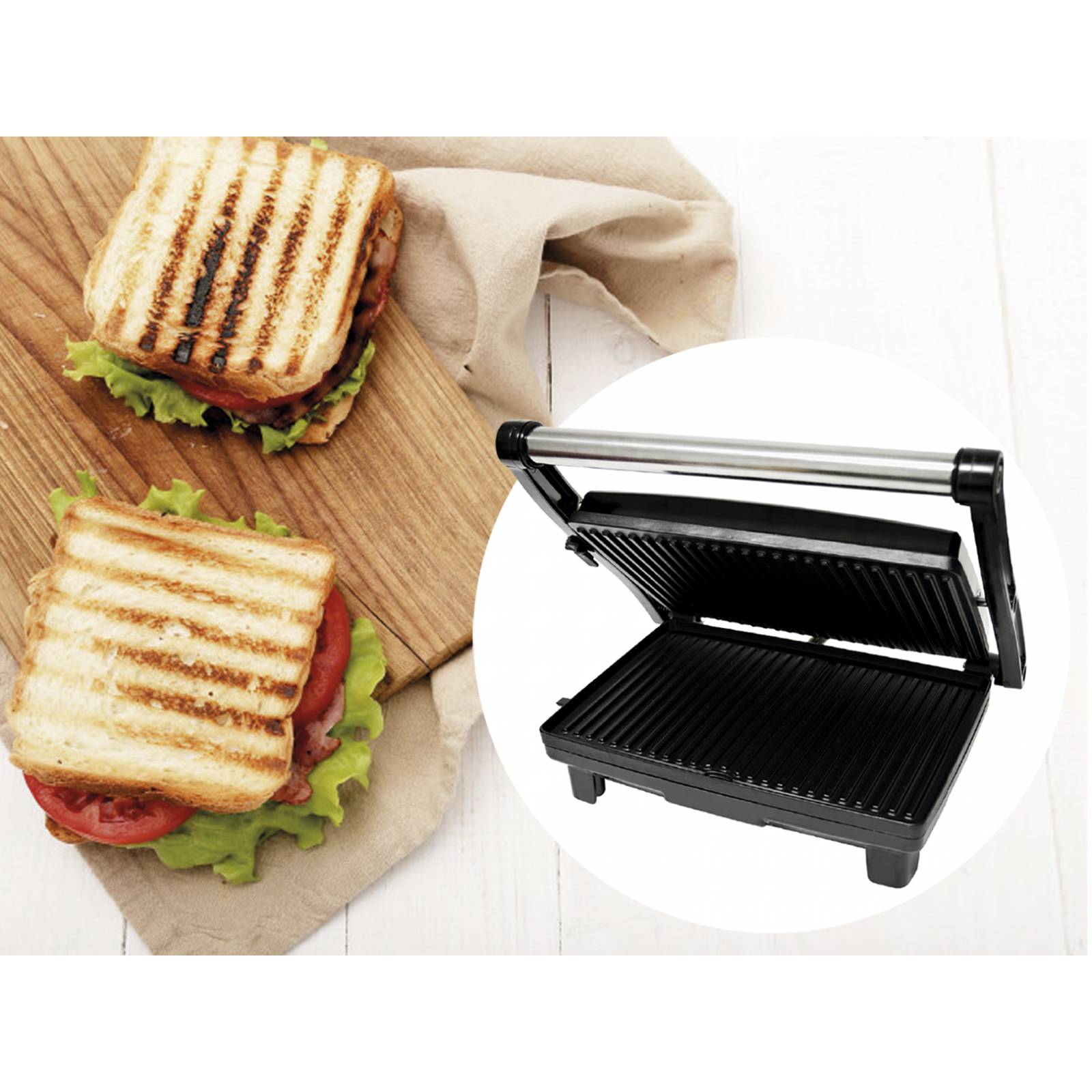 Parrilla Grill Sandwichera Panini DISA Home PG-01