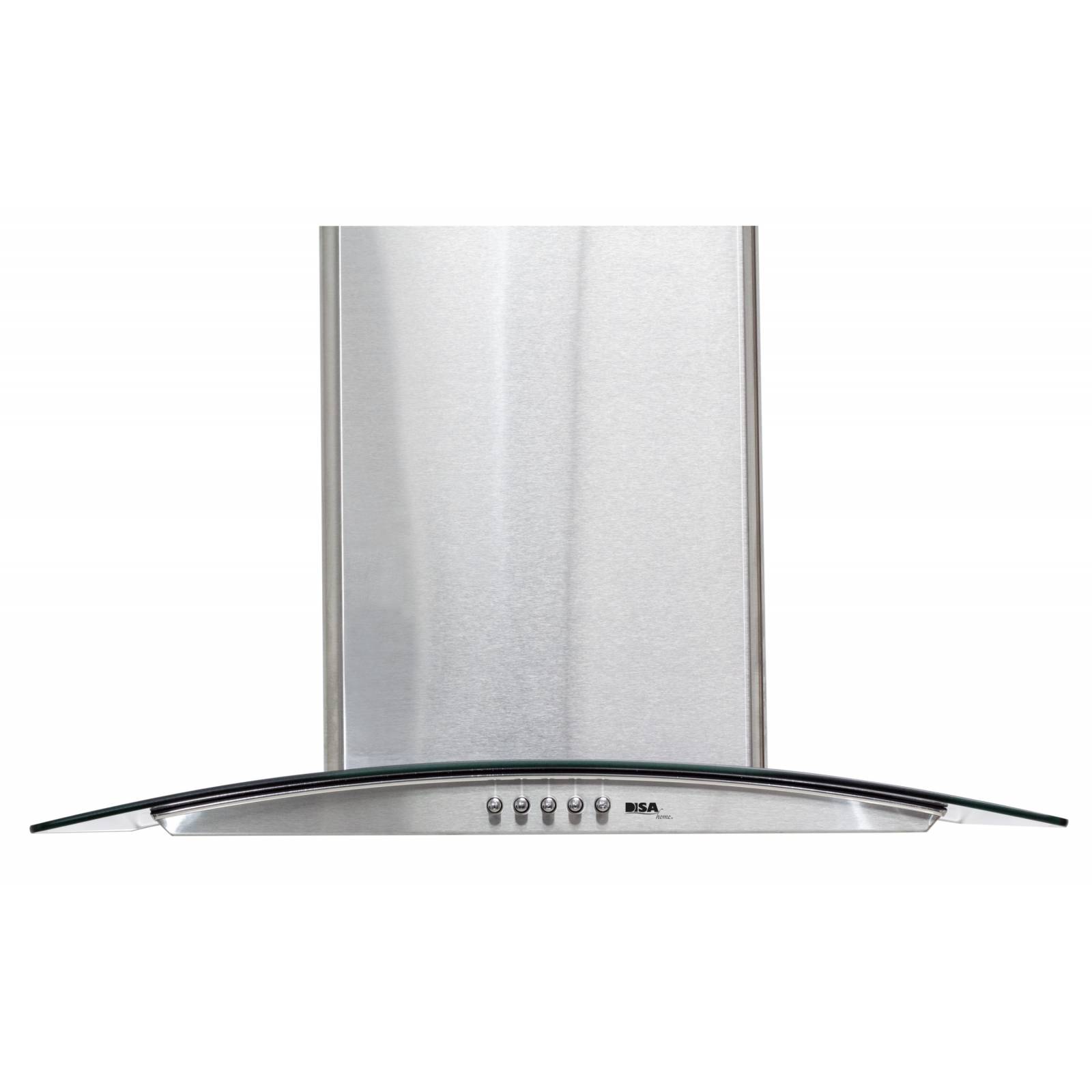 Combo DISA Home Parrilla Eléctrica 4 Quemadores Acero Inox y Campana Cristal 60 cm Acero Inox