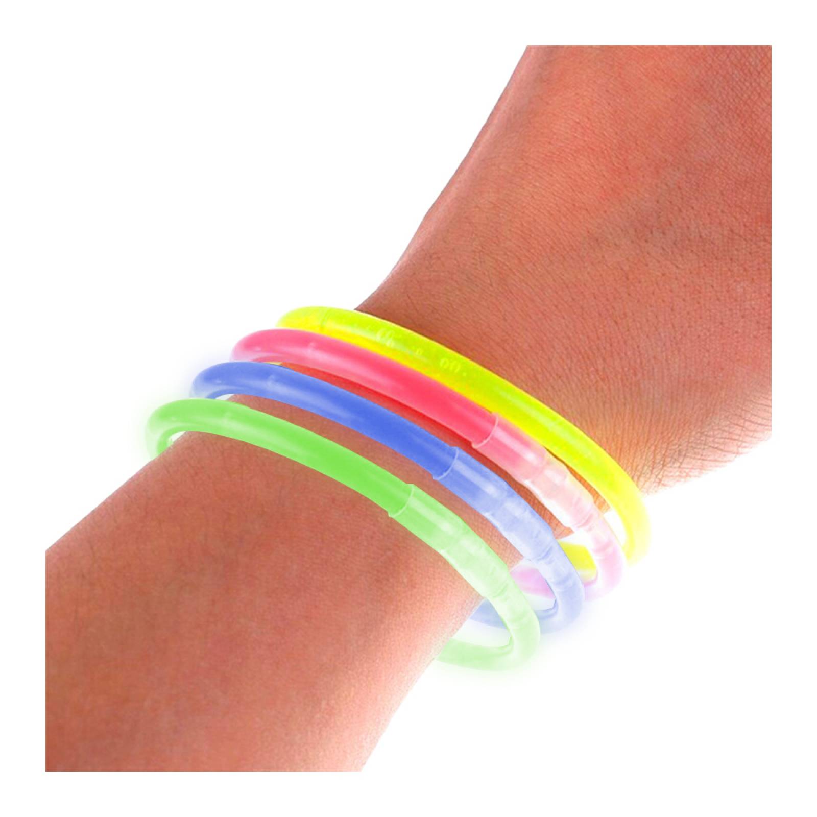 Pulsera Neon Glow Cyalume50 Piezas Animación Batucada Fiesta