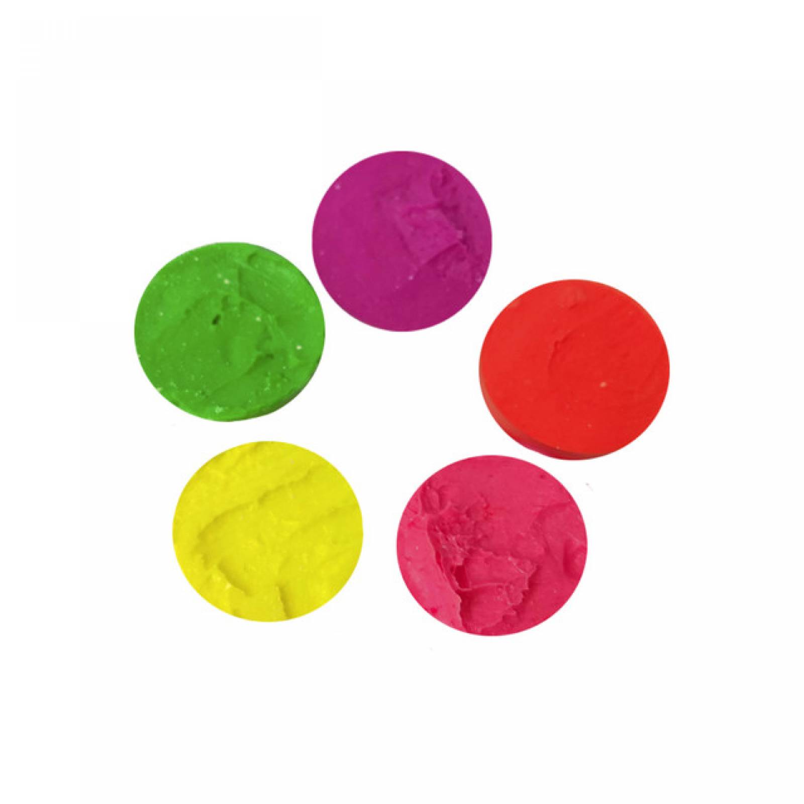 Maquillaje neón Glow Fiesta Evento 10 pzs