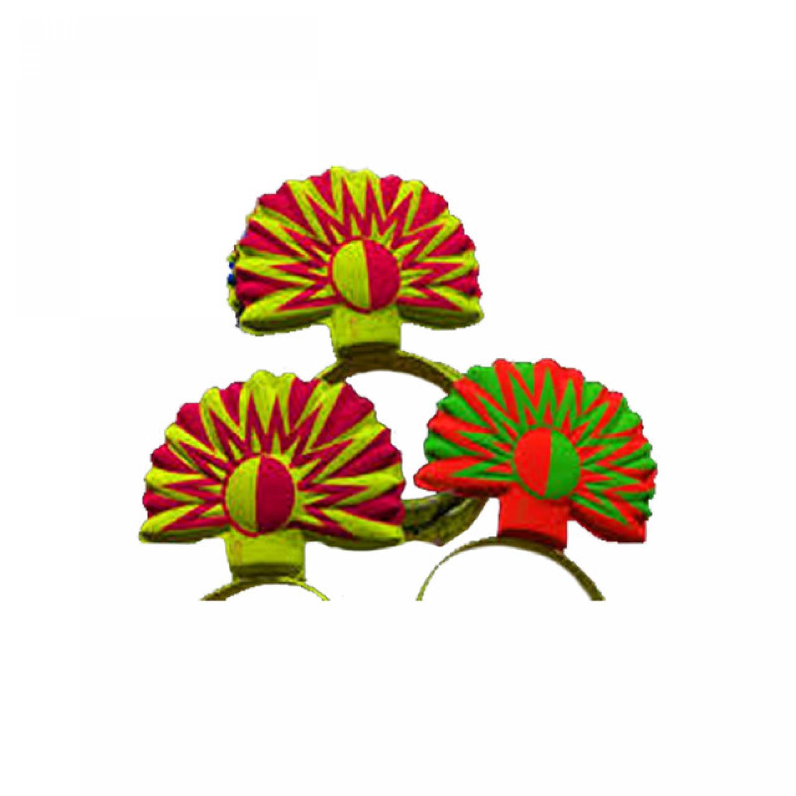 Diadema Con Conchas Fiesta Eventos Paq 12 Piezas