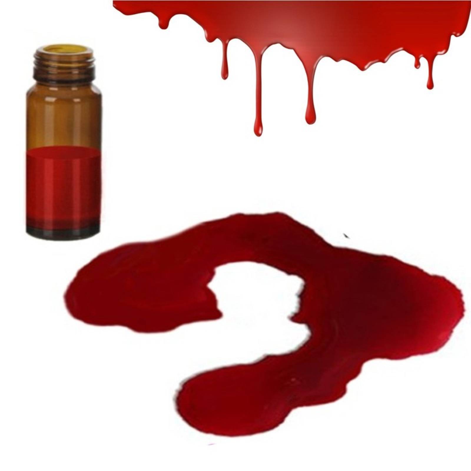 Sangre Falsa Fantasía Halloween Disfraz Festejo 10 Piezas