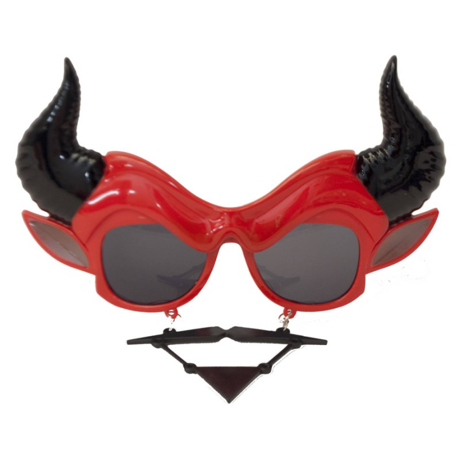 Lente Diablo Gafas Disfraz Halloween Festejo Celebración 1 Pieza