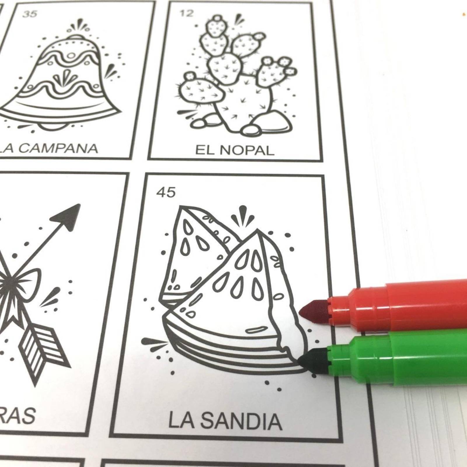 #Coloreanding México Con 24 Plumones Punta Cónica Kores 