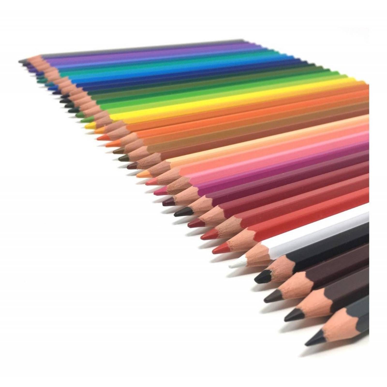 Colores Bic Evolution 36 Con Sacapuntas, Goma Y Dos Lápices 