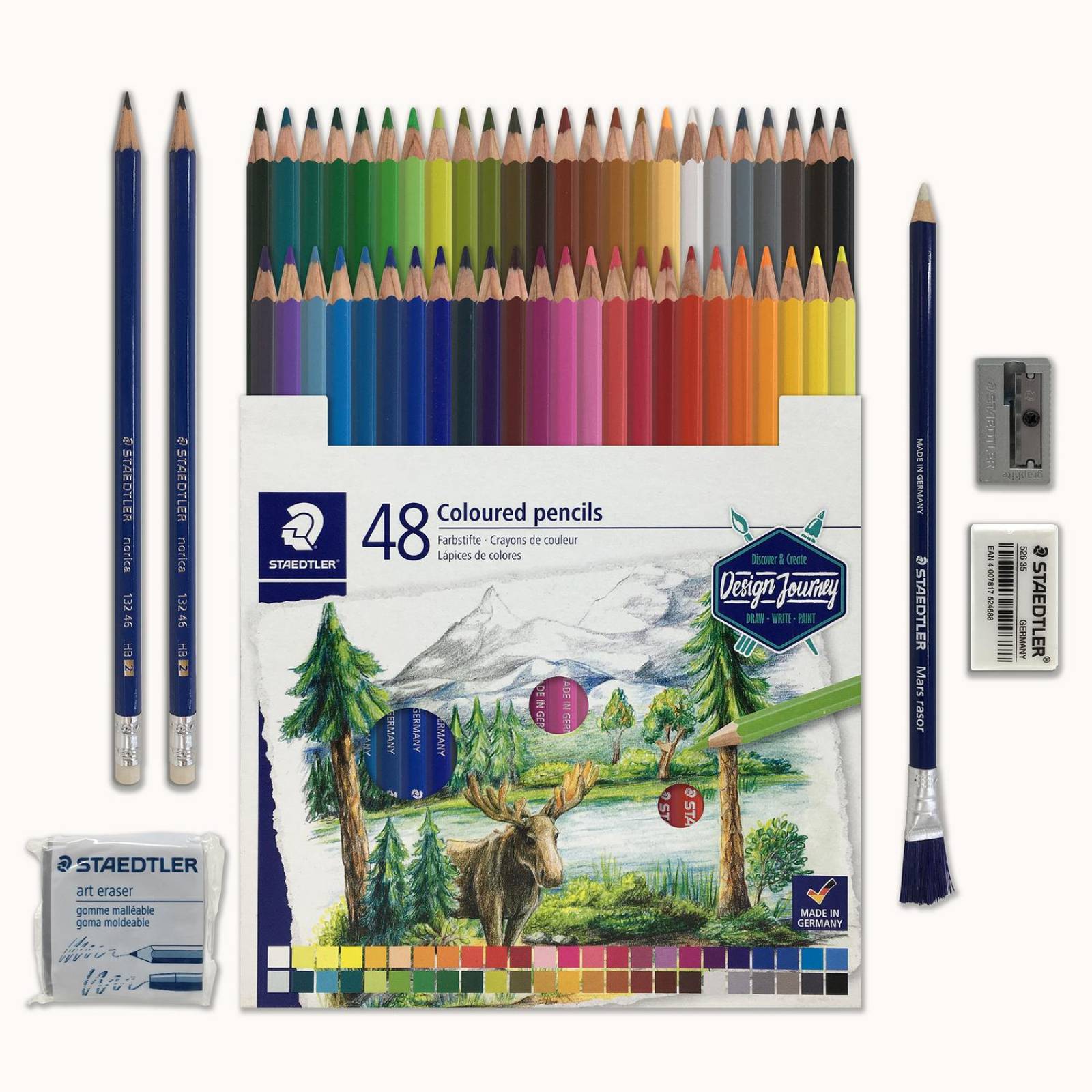 Kit Profesional Para Colorear con 48 Lápices de Colores 