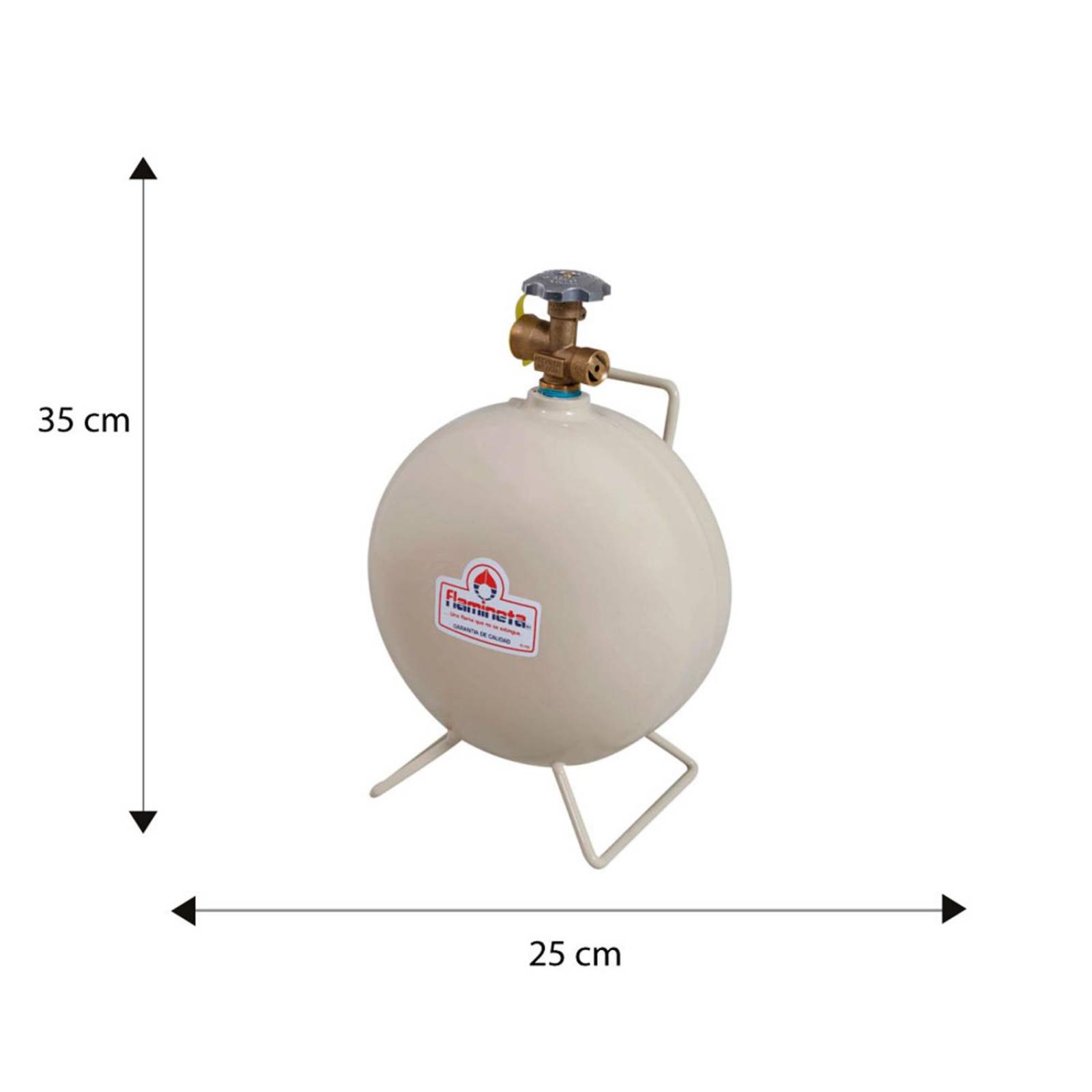 MINI CILINDRO FL-TAN-V0002 PARA GAS LP 2KG PORTATIL FLAMINETA 