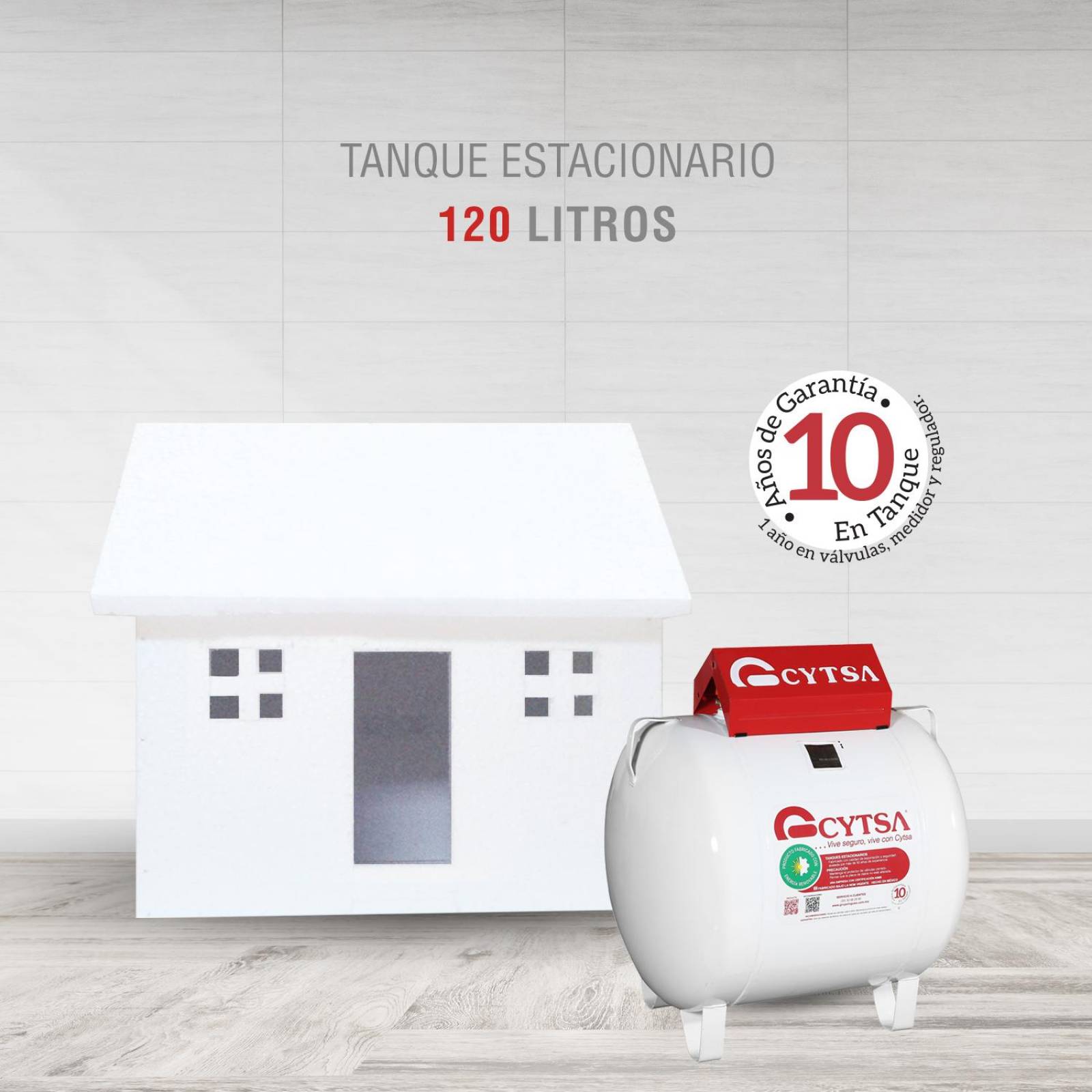 Tanque estacionario cytsa 120 l 