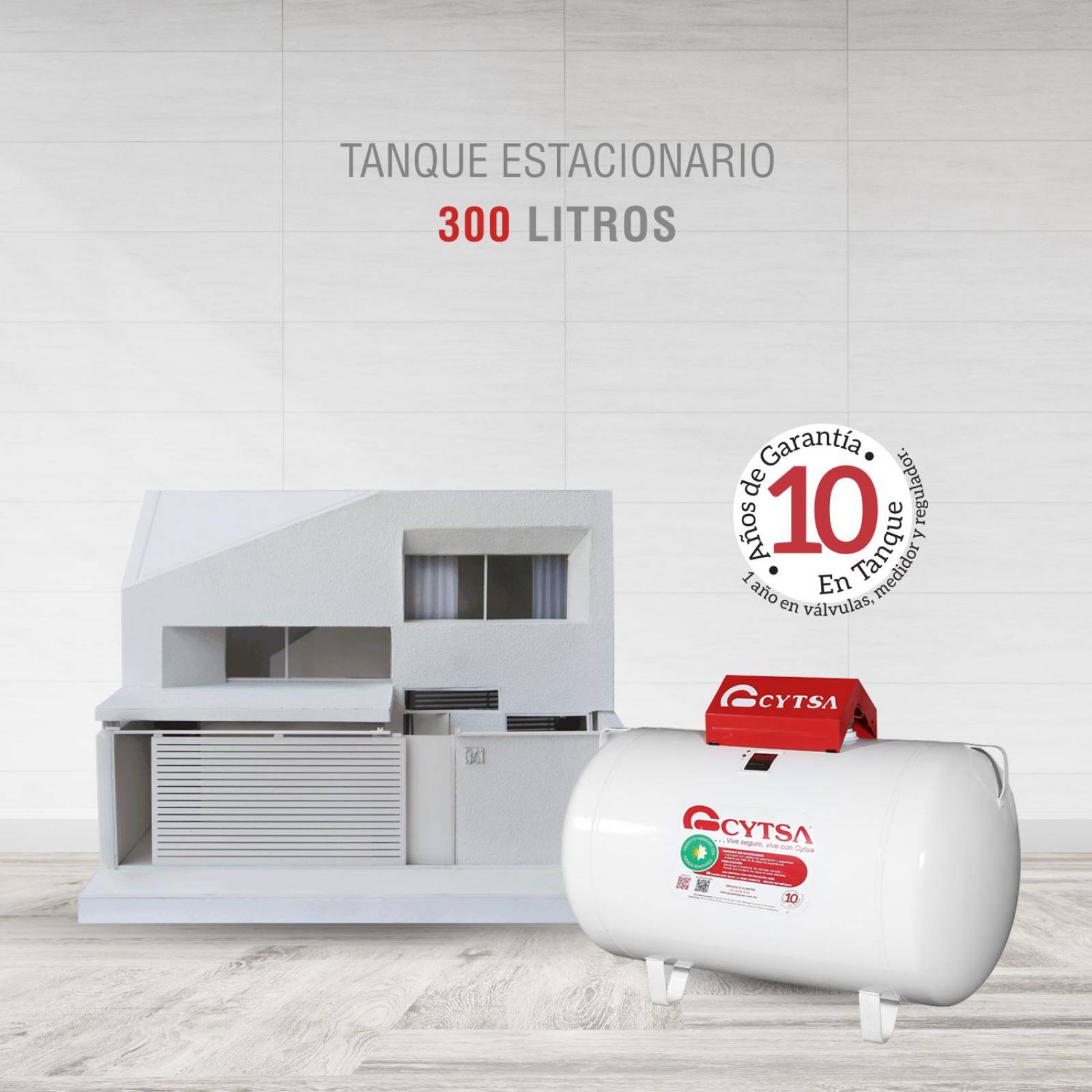 Tanque estacionario cytsa 300 l 