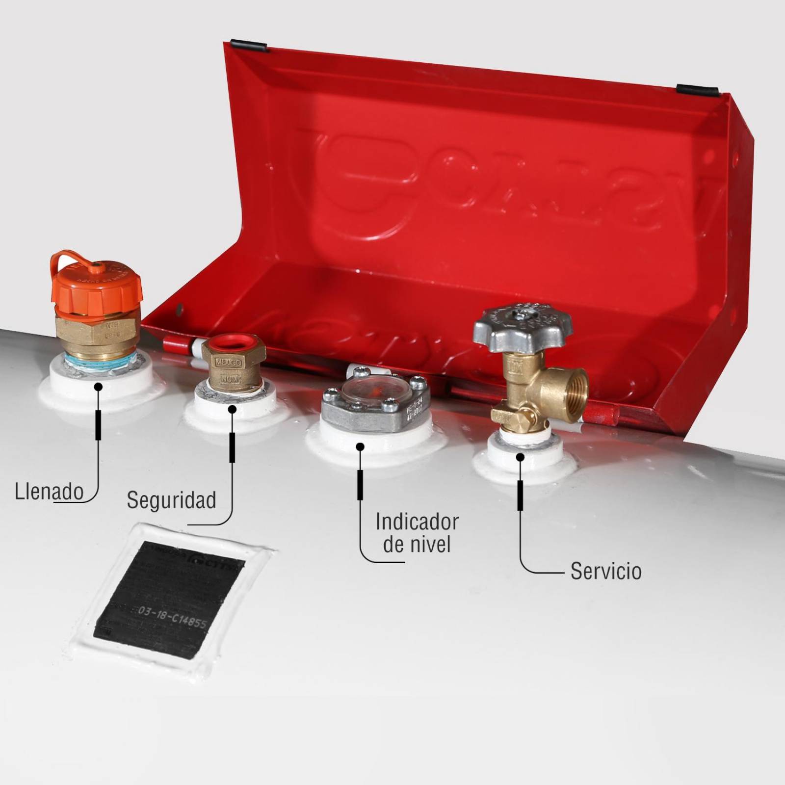 Tanque estacionario cytsa 180 l 