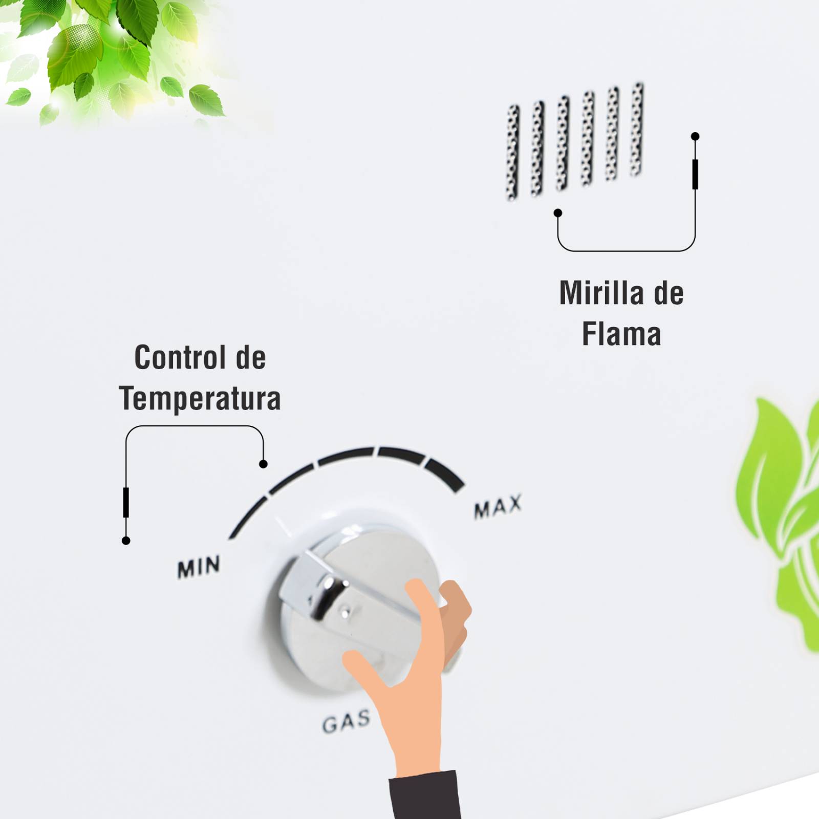 Boiler instantaneo gas natural 4.5 lts 1 servicio 