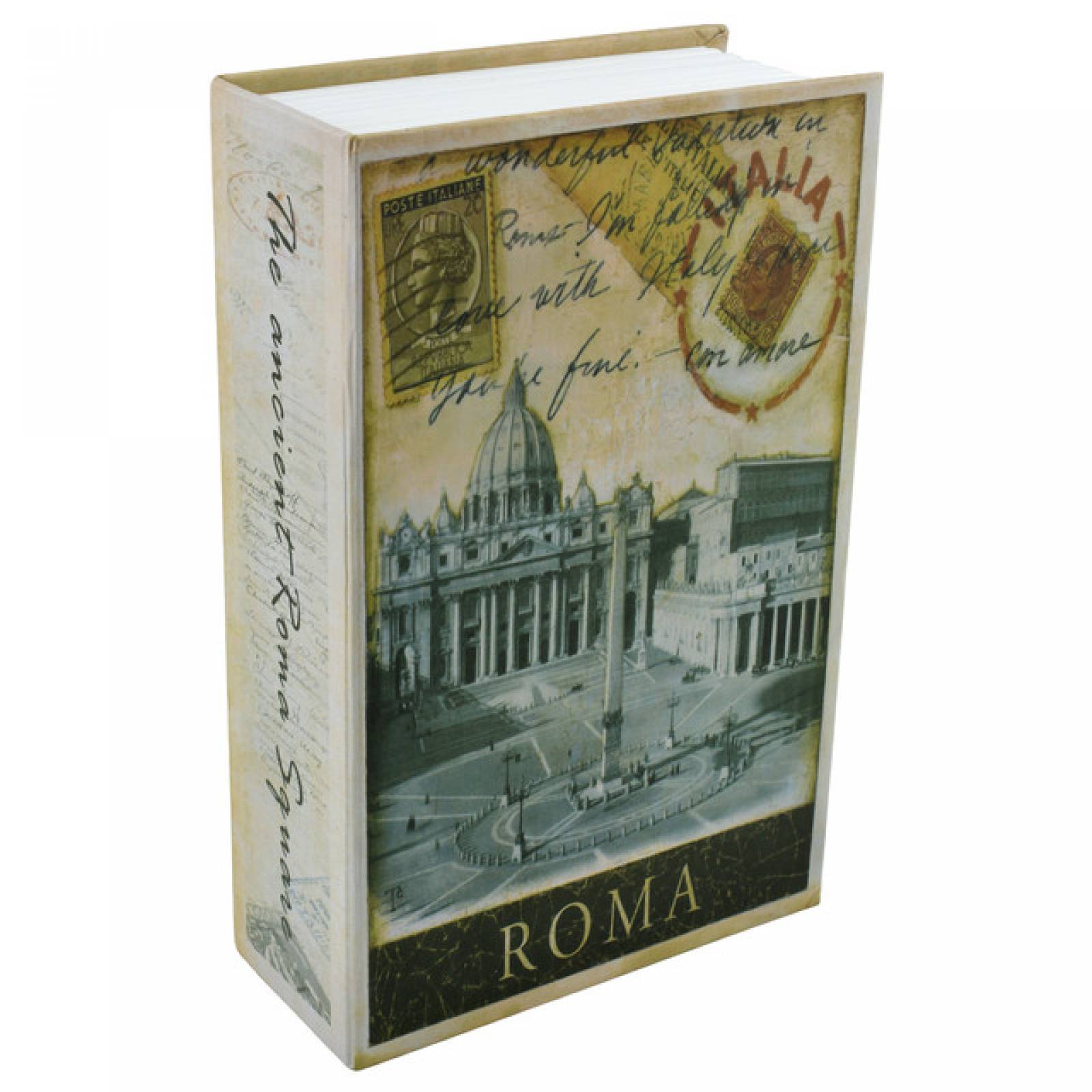 Caja de seguridad tipo libro Roma 7"