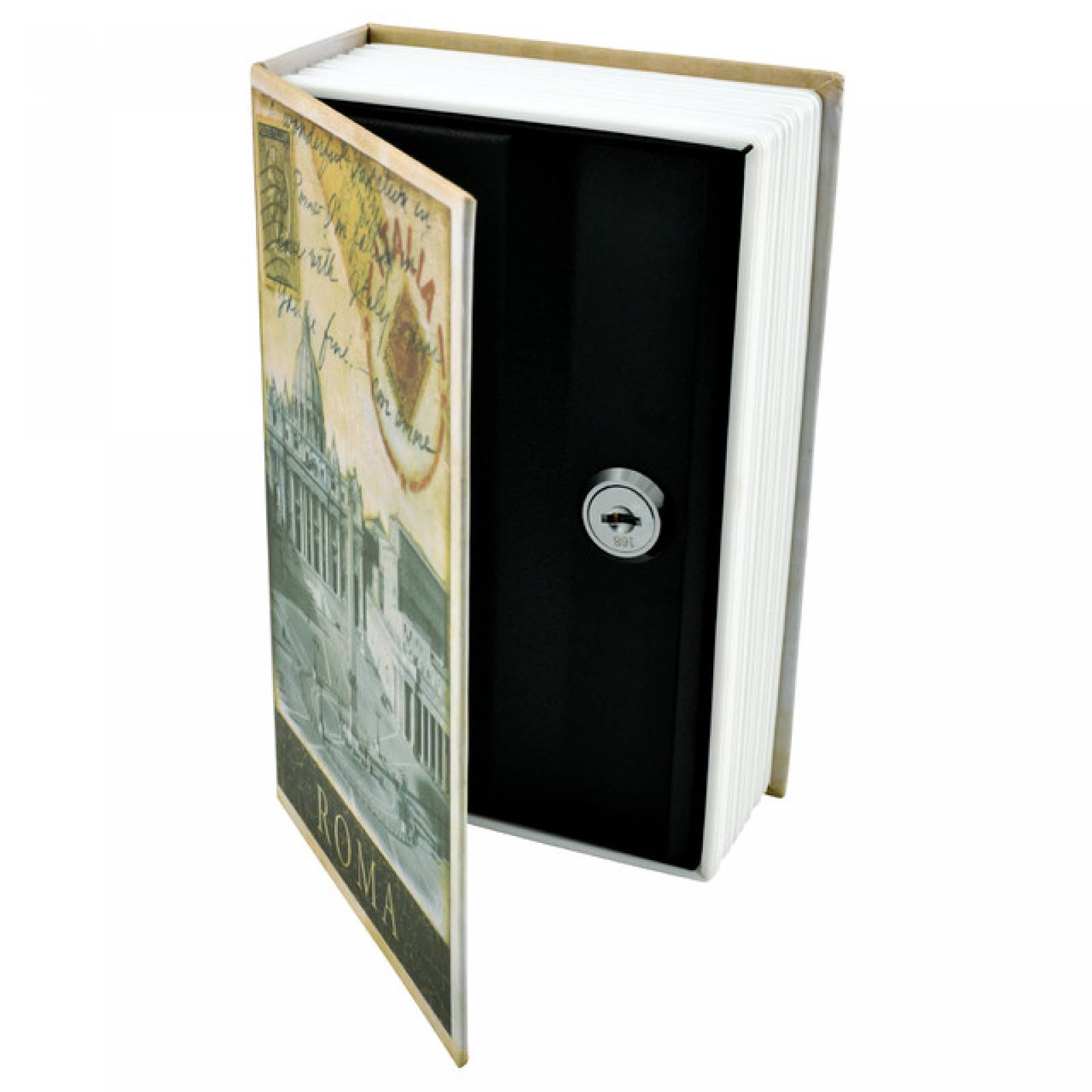 Caja de seguridad tipo libro Roma 7"
