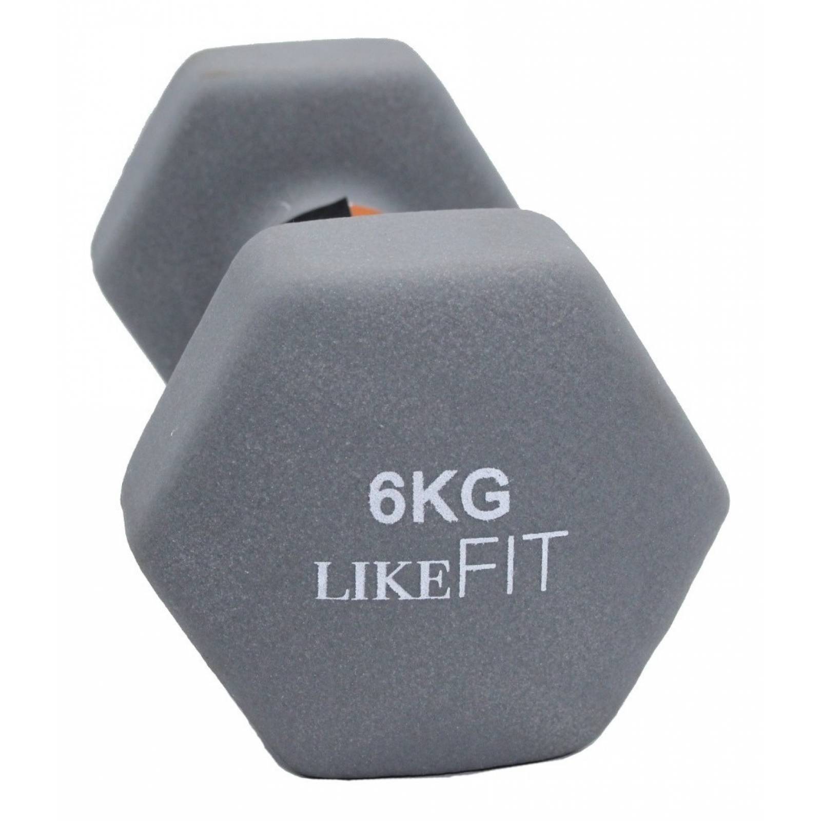 Par Mancuernas Pesa Neopreno 6 Kg Likefit Para Entrenamiento