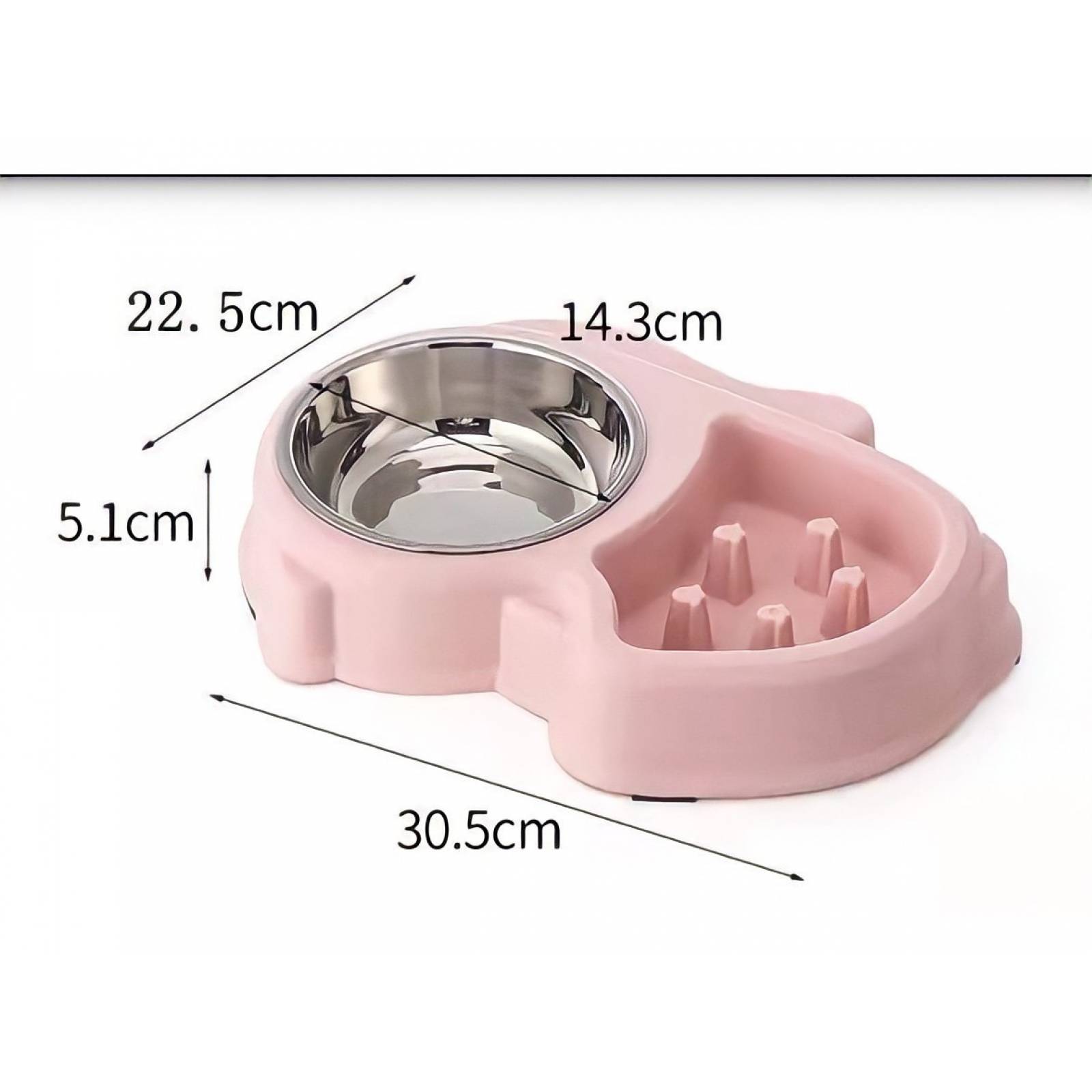 Tazón Plato Para Perro De Alimentación Lenta Bowl Para Agua