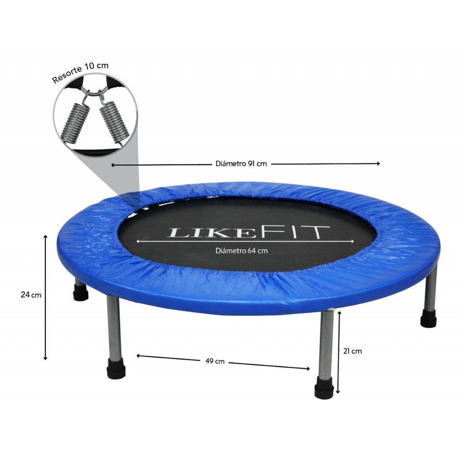 Mini Trampolin 36 Inch - Fitness Gym Workout - Envío Gratis 