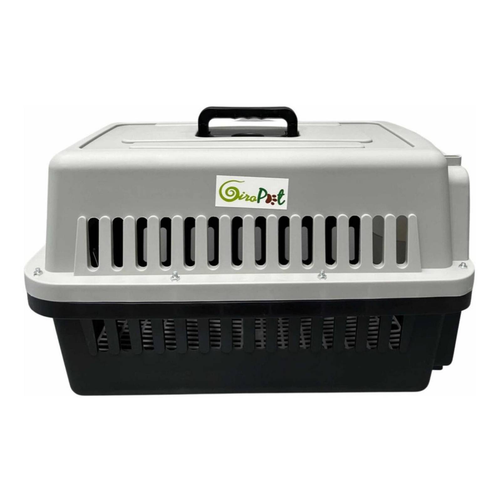 Transportadora Kennel Para Perros Y Gatos 58 X 37 X 37 Negro Mediana