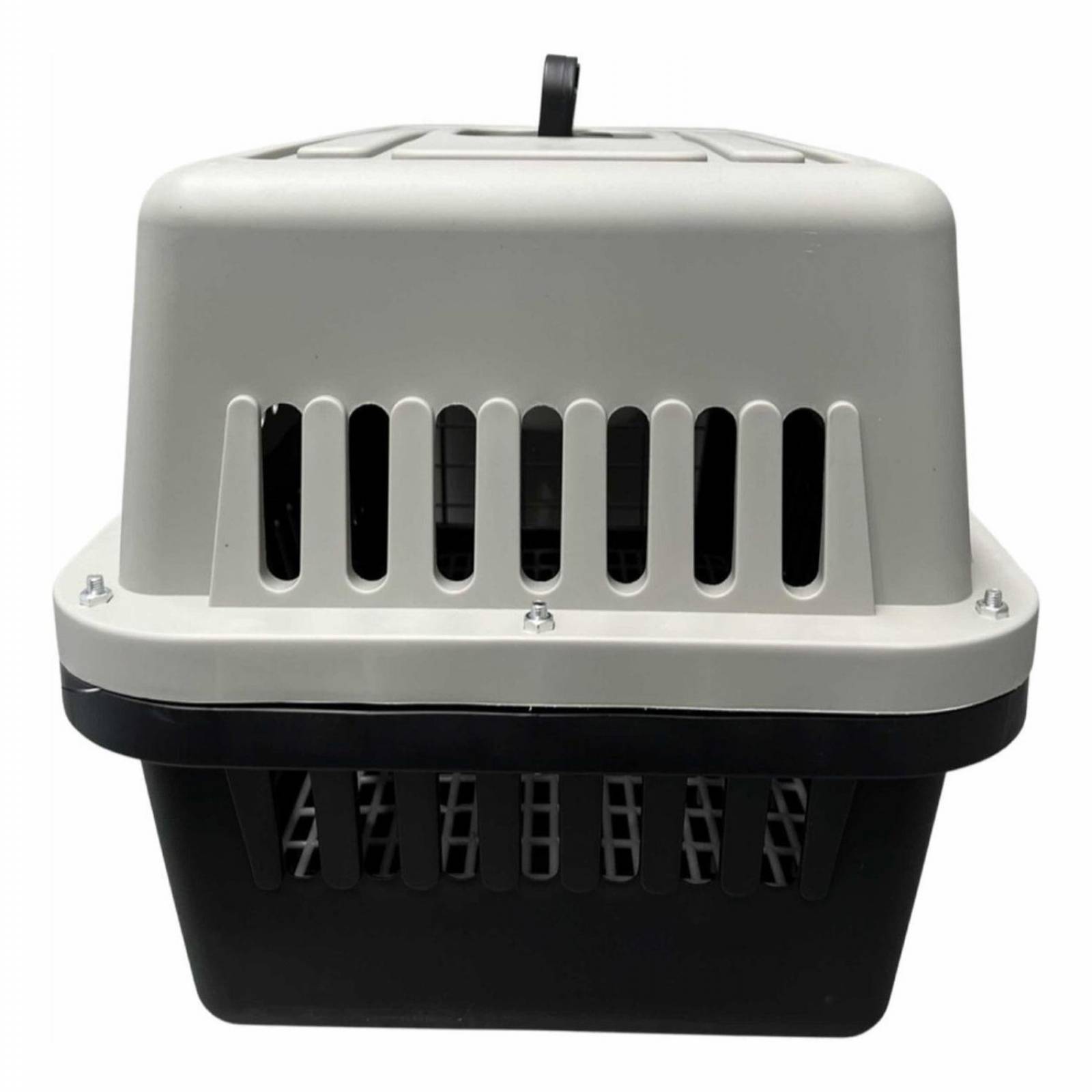 Transportadora Kennel Para Perros Y Gatos 58 X 37 X 37 Negro Mediana