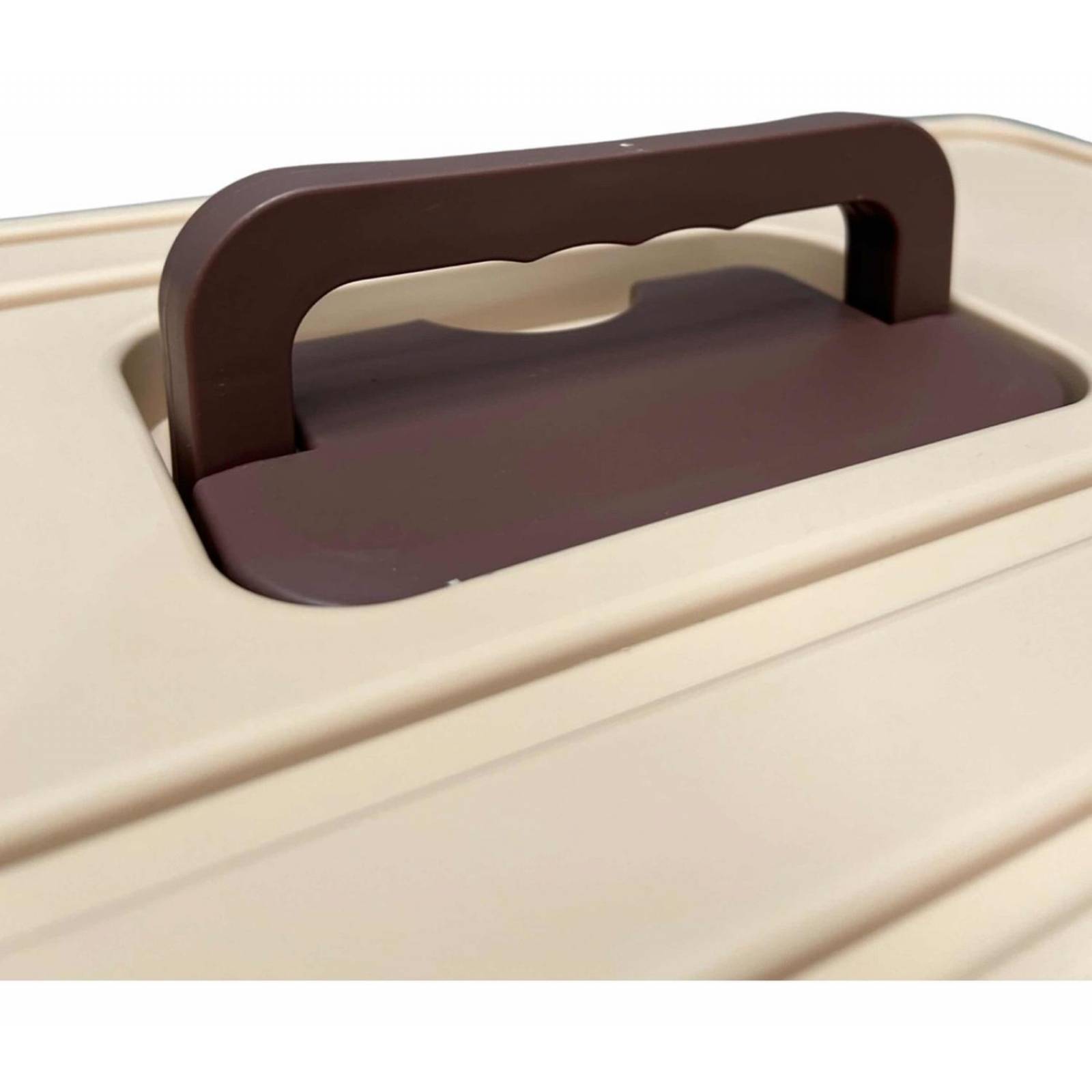 Transportadora Kennel Para Perros Y Gatos 48 X 32 X 30 Cm Café Chica