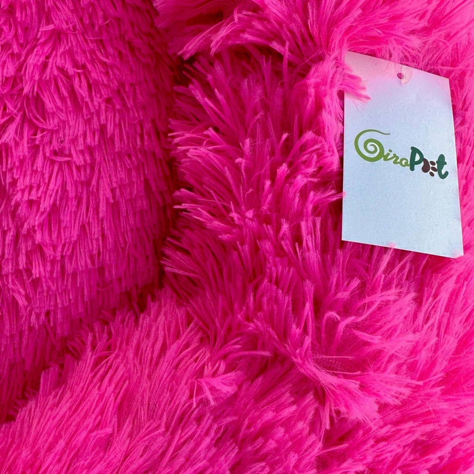 Cama Para Perros Y Gatos Talla Grande - Forma Redonda Rosa