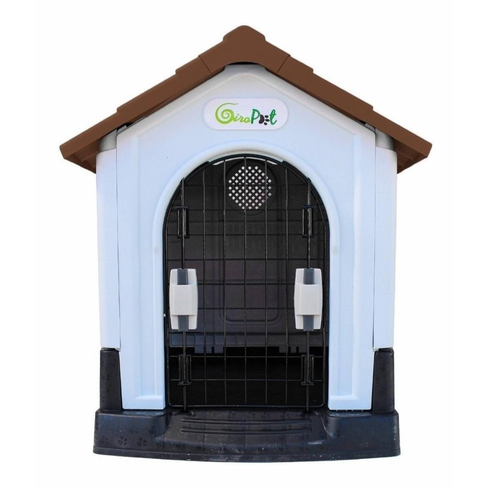 Casa Termica Para Perros Facil De Armar Y Guardar 63x66x50cm Café Mediana