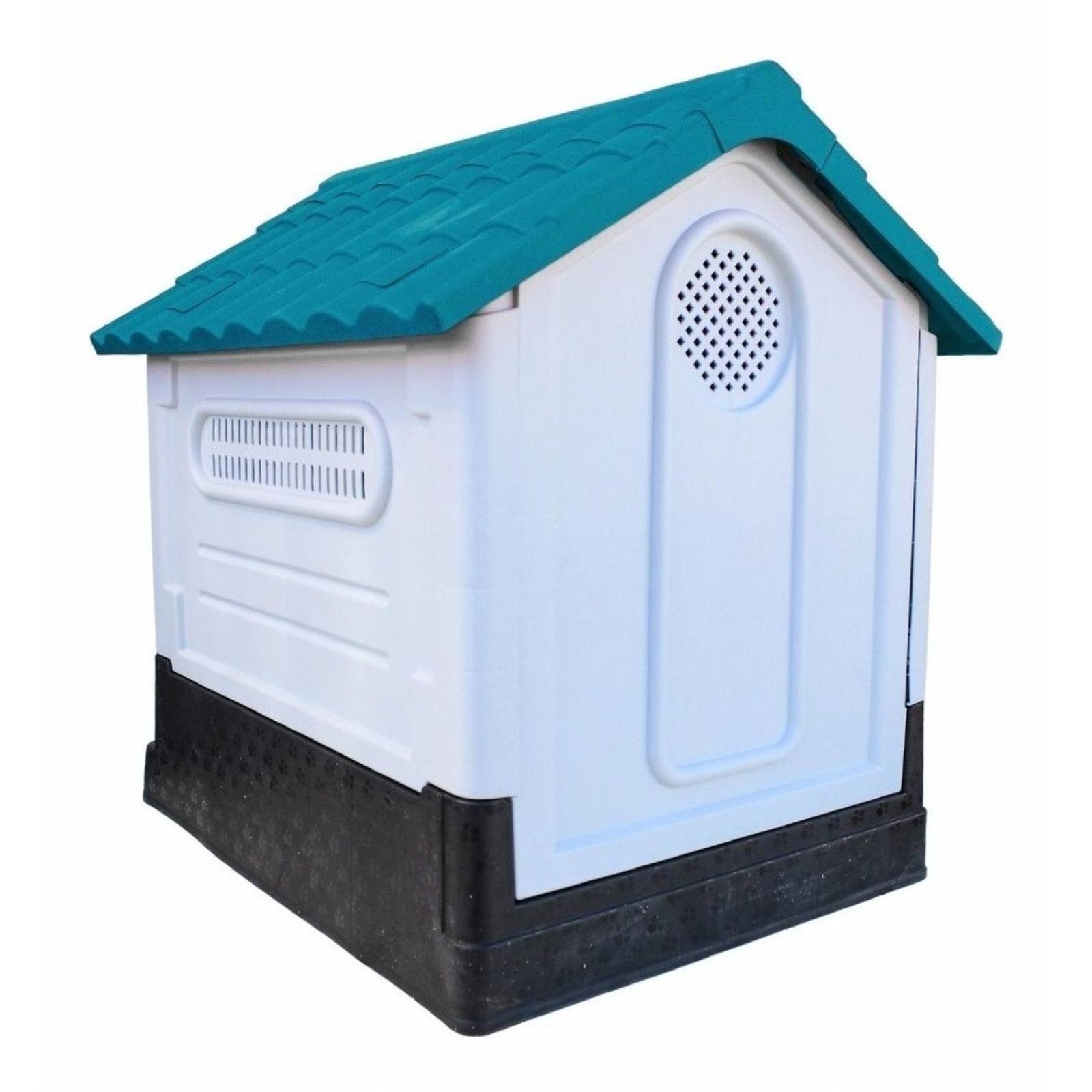 Casa Termica Para Perros Facil De Armar Y Guardar 63x66x50cm Azul Mediana